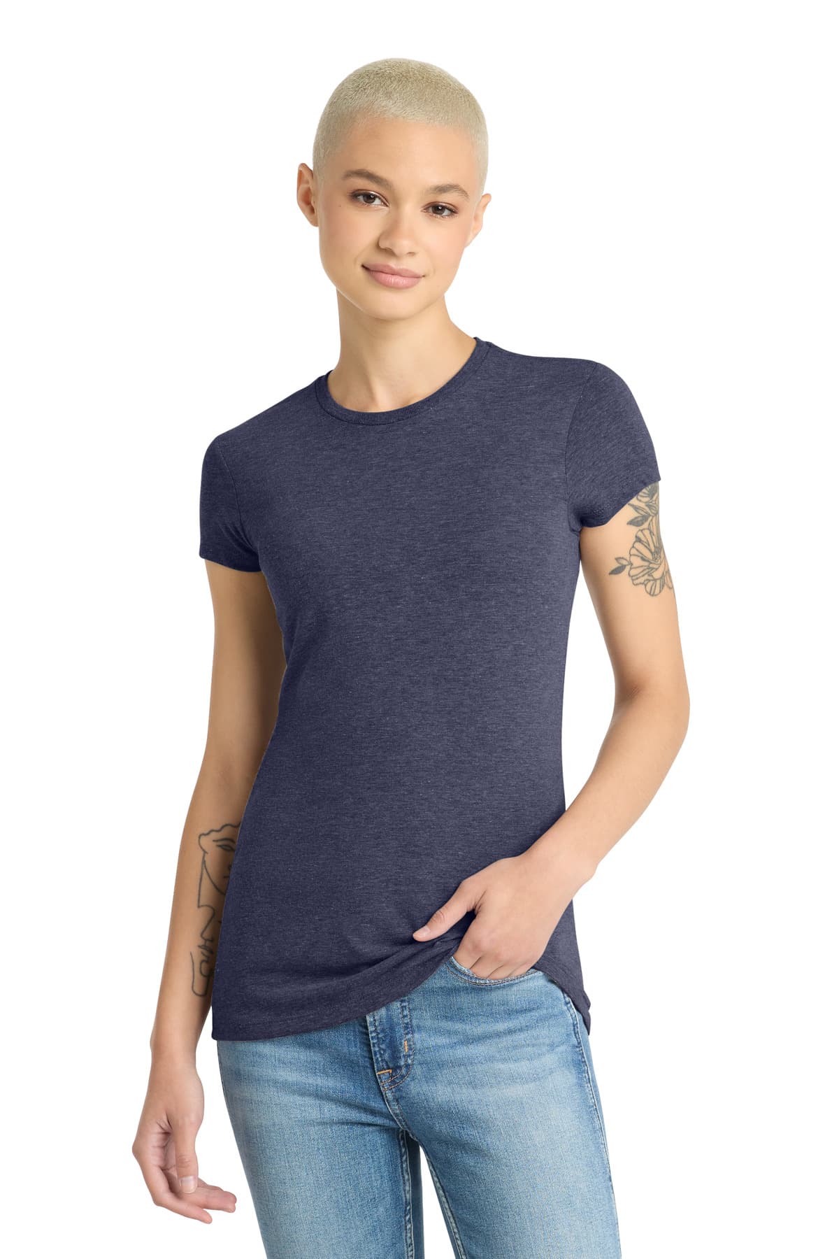 District District  Women's Fitted Perfect Tri  Tee. DT155