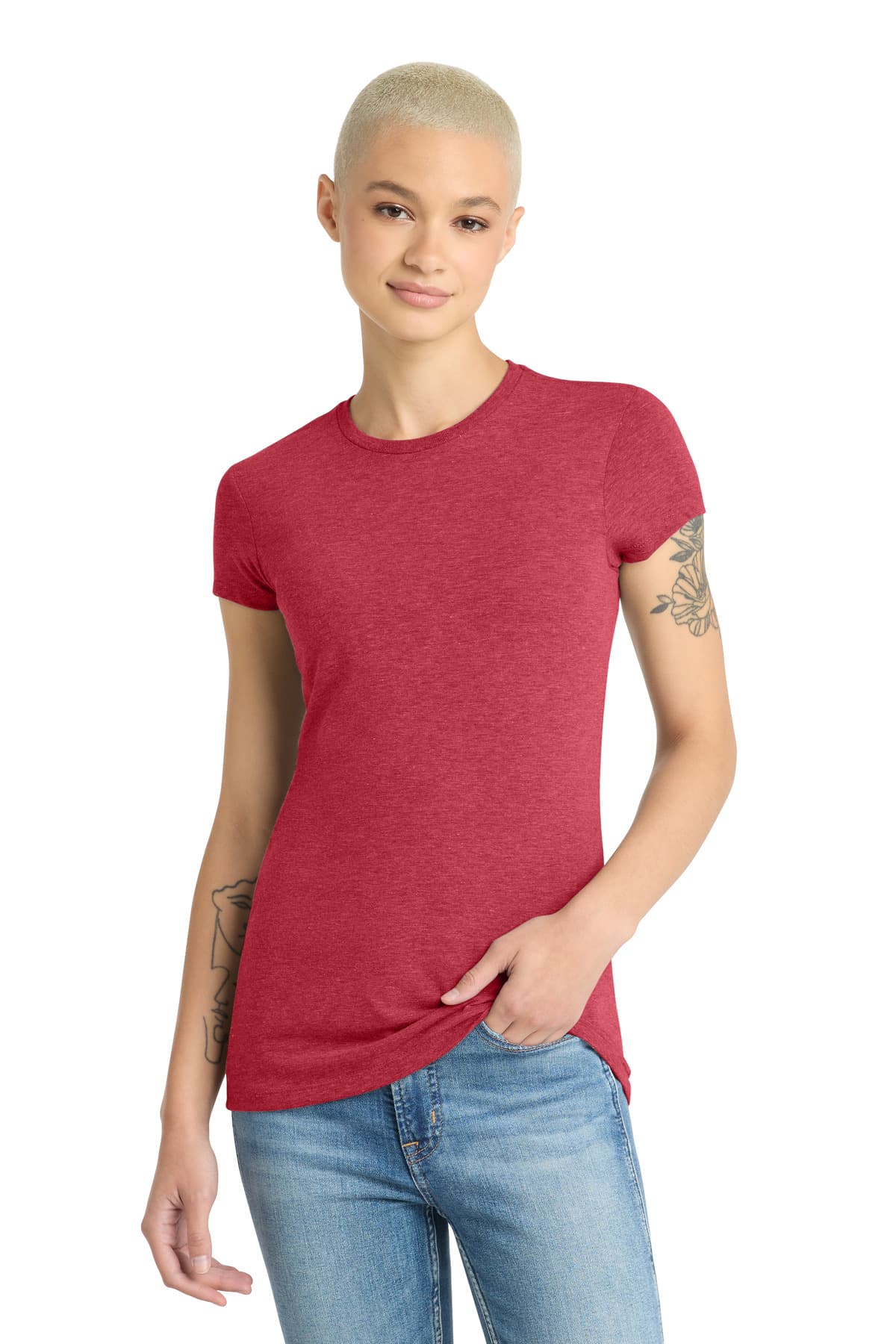 District District  Women's Fitted Perfect Tri  Tee. DT155