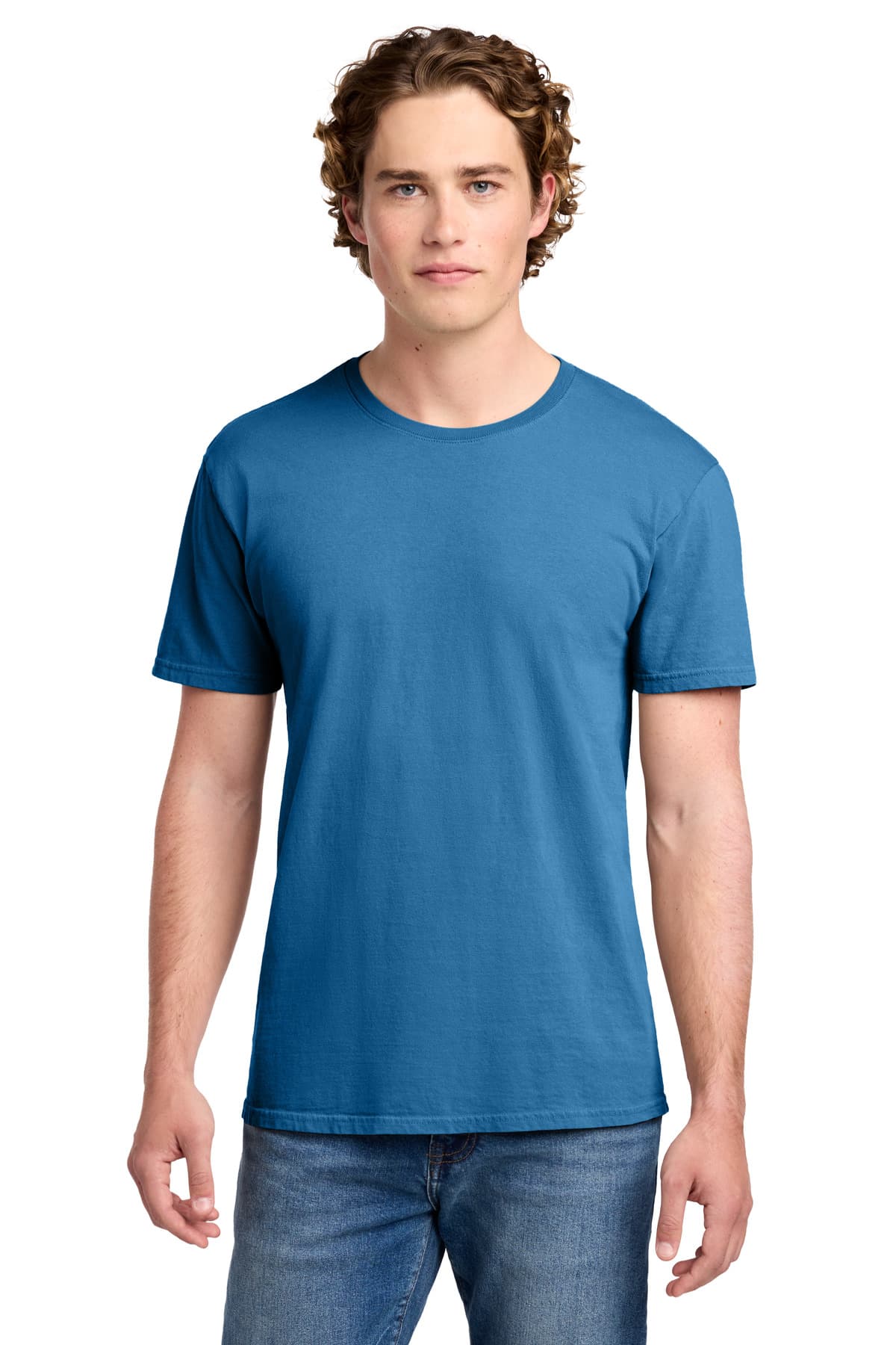 Port & Company Port & Co Beach Wash Garment-Dyed Tee. PC099 in Blue Moon
