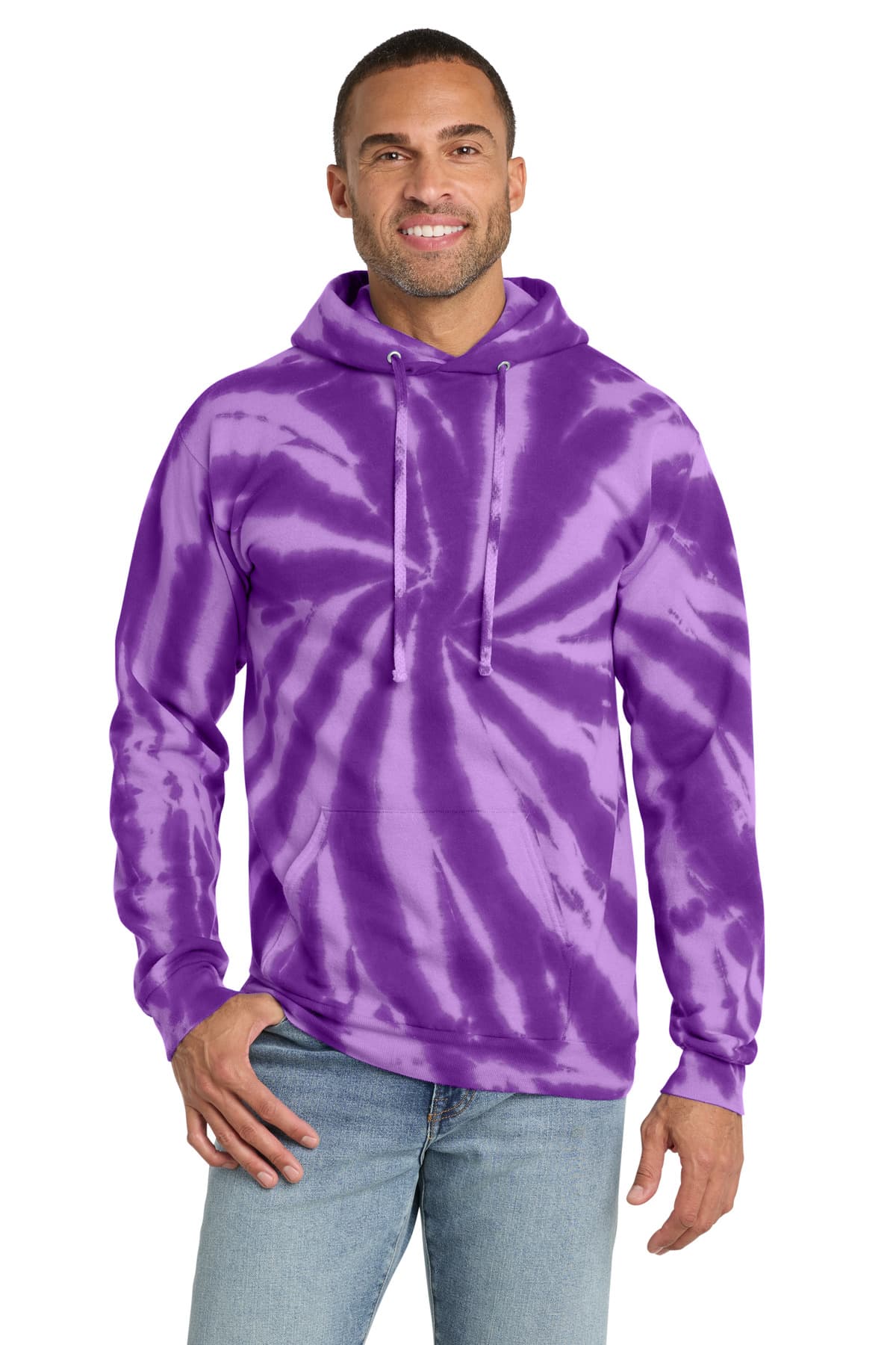 Port & Company Port & Co Tie-Dye Pullover Hooded Sweatshirt. PC146