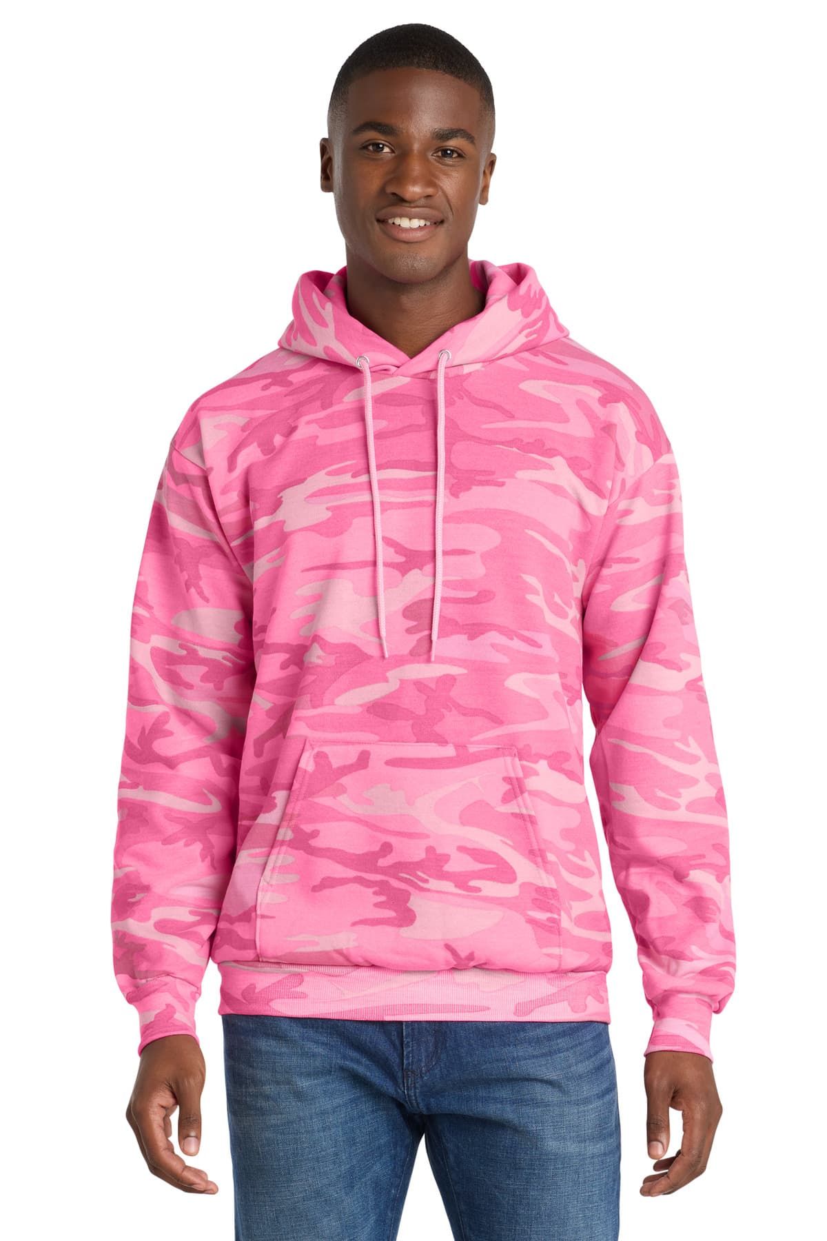 Port & Company Port & Co Core Fleece Camo Pullover Hooded Sweatshirt. PC78HC
