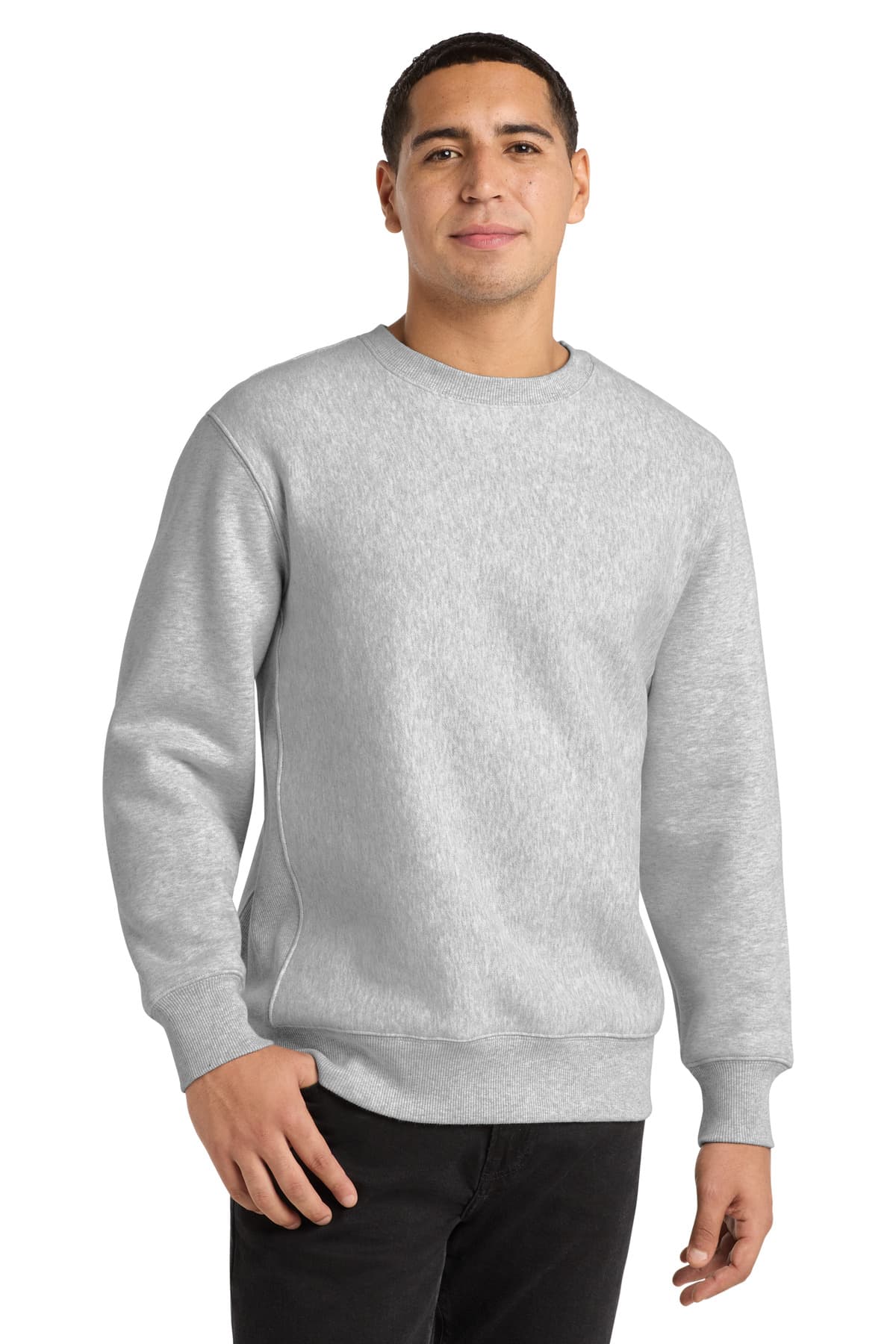Sport-Tek Sport-Tek Super Heavyweight Crewneck Sweatshirt.  F280 in Athletic Heather