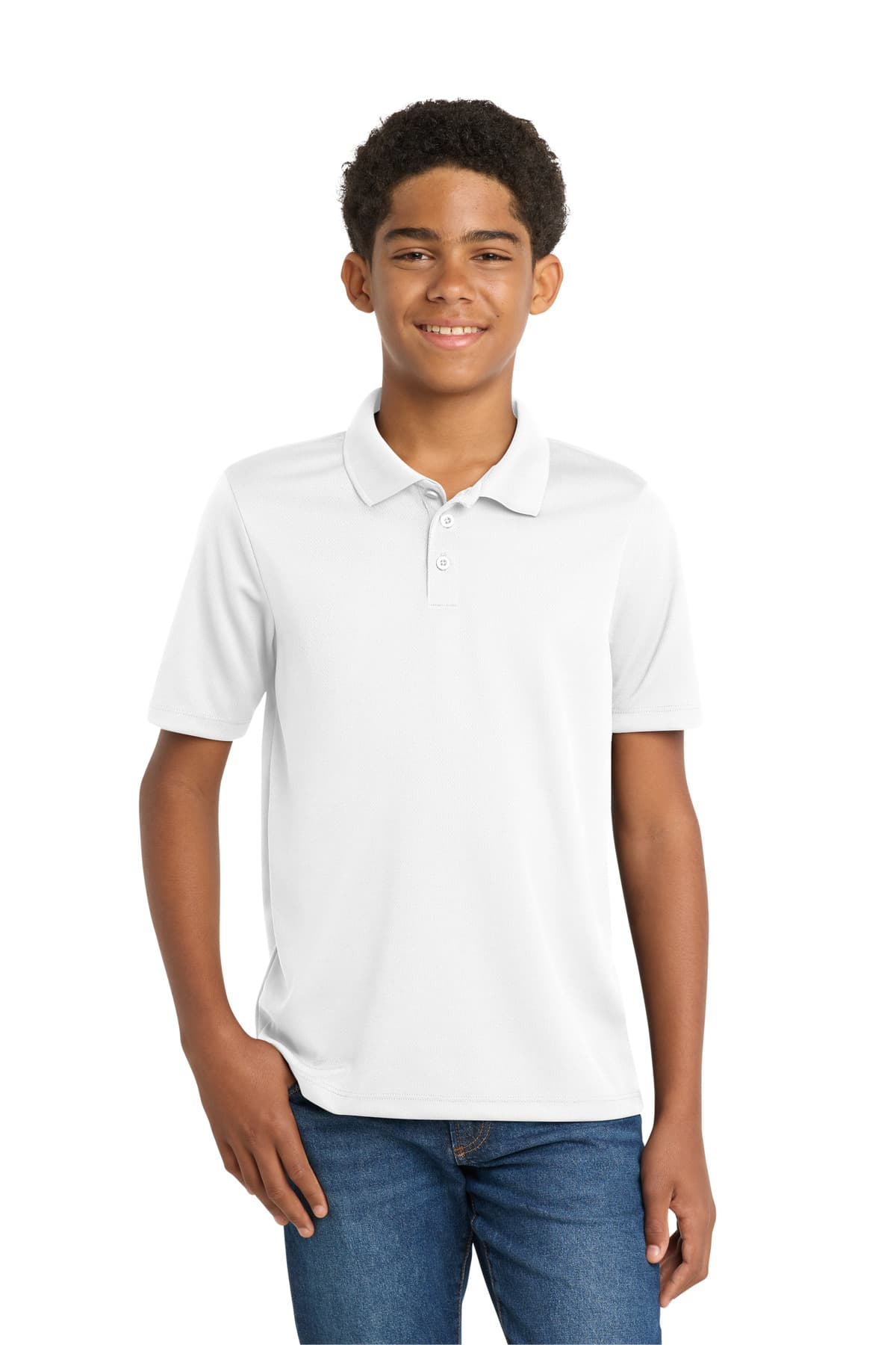 Sport-Tek Sport-Tek Youth PosiCharge RacerMesh Polo. YST640