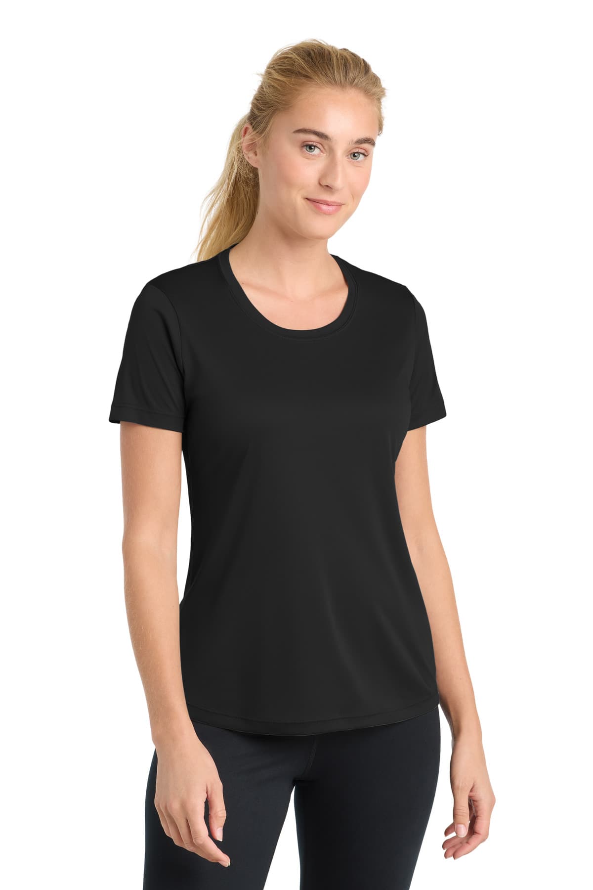 Sport-Tek Sport-Tek Women's PosiCharge Competitor Tee. LST350 in Black