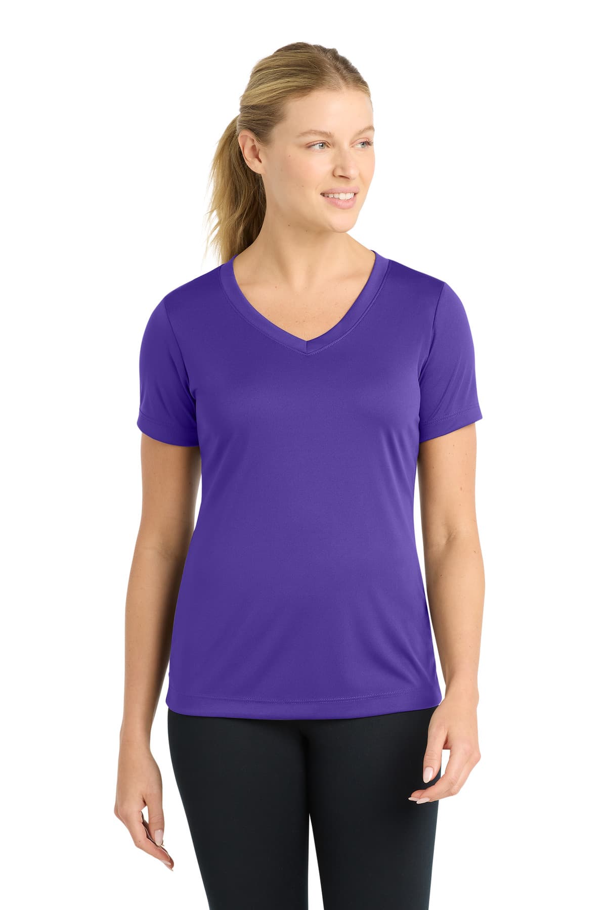Sport-Tek Sport-Tek Women's PosiCharge Competitor V-Neck Tee. LST353