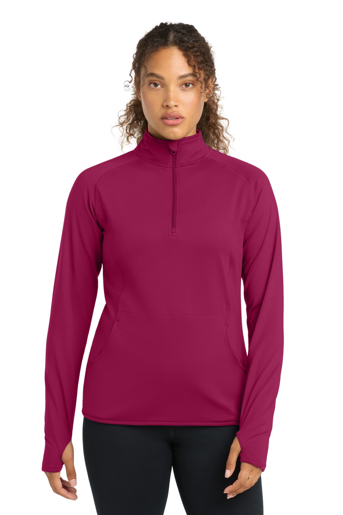 Sport-Tek Sport-Tek Women's Sport-Wick Stretch 1/4-Zip Pullover. LST850