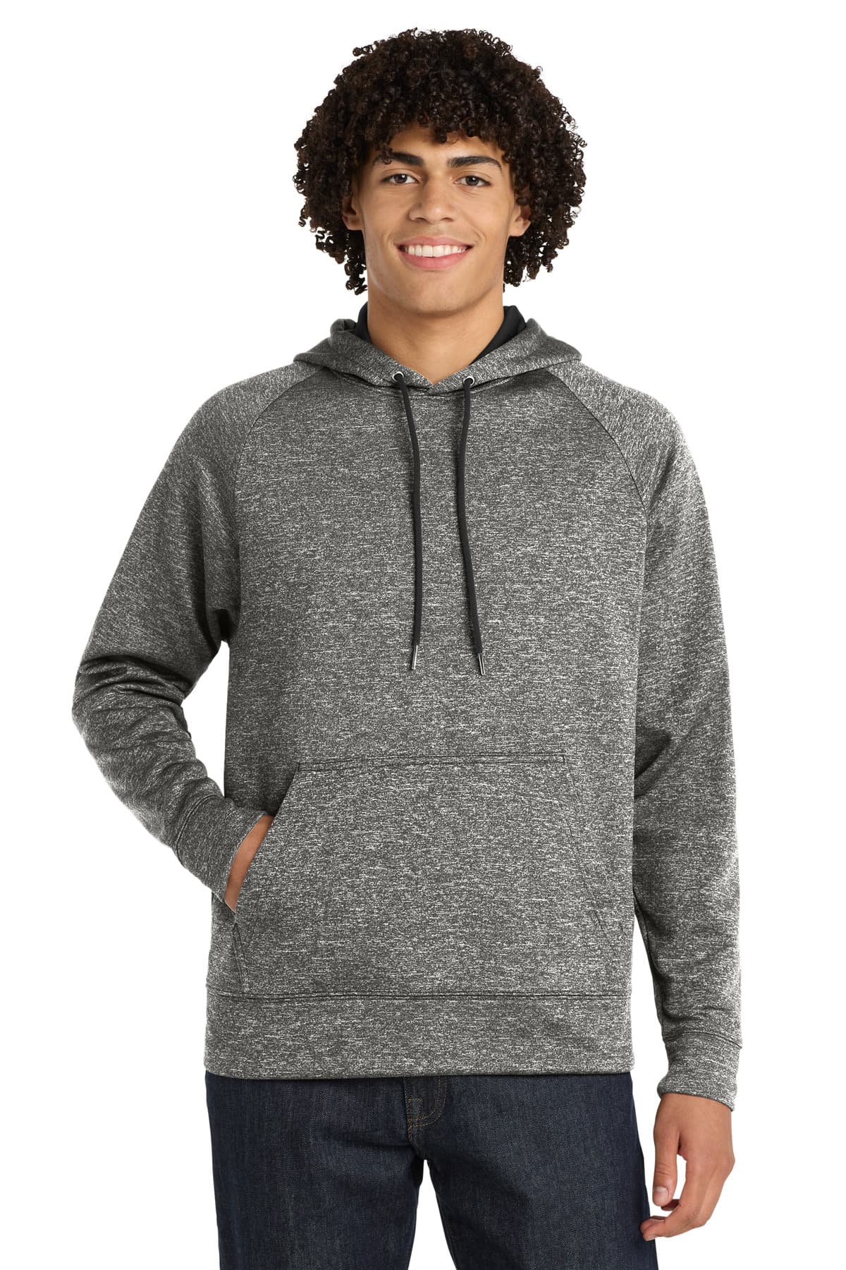 Sport-Tek Sport-Tek PosiCharge Electric Heather Fleece Hooded Pullover. ST225