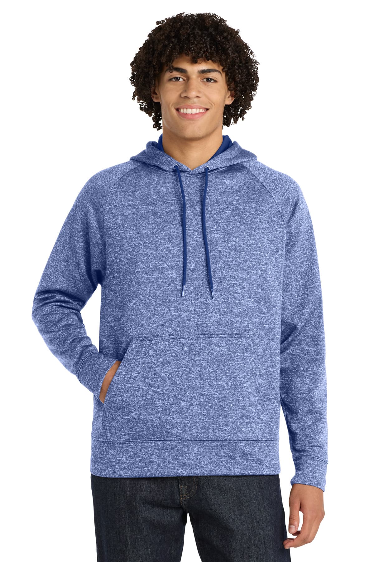 Sport-Tek Sport-Tek PosiCharge Electric Heather Fleece Hooded Pullover. ST225