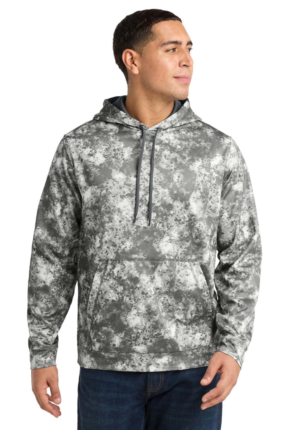 Sport-Tek Sport-Tek Sport-Wick Mineral Freeze Fleece Hooded Pullover. ST230