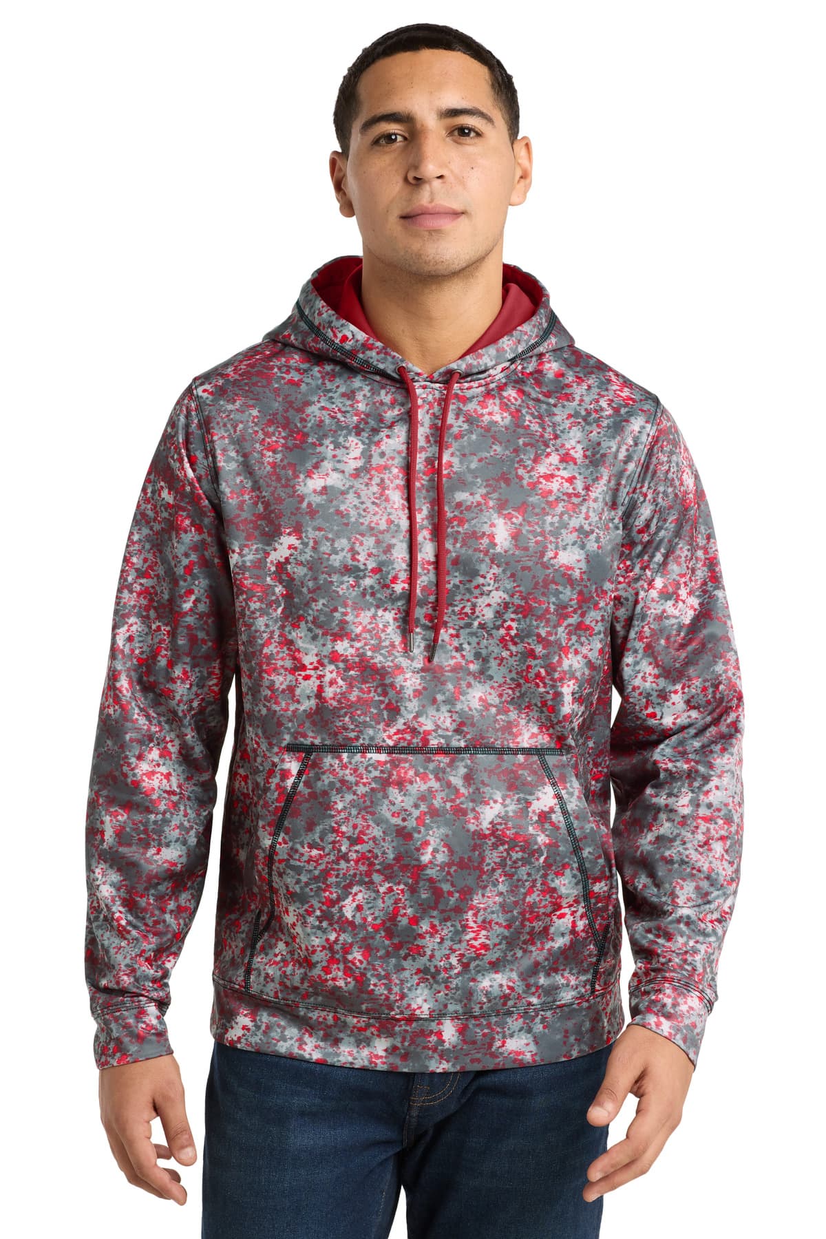 Sport-Tek Sport-Tek Sport-Wick Mineral Freeze Fleece Hooded Pullover. ST230