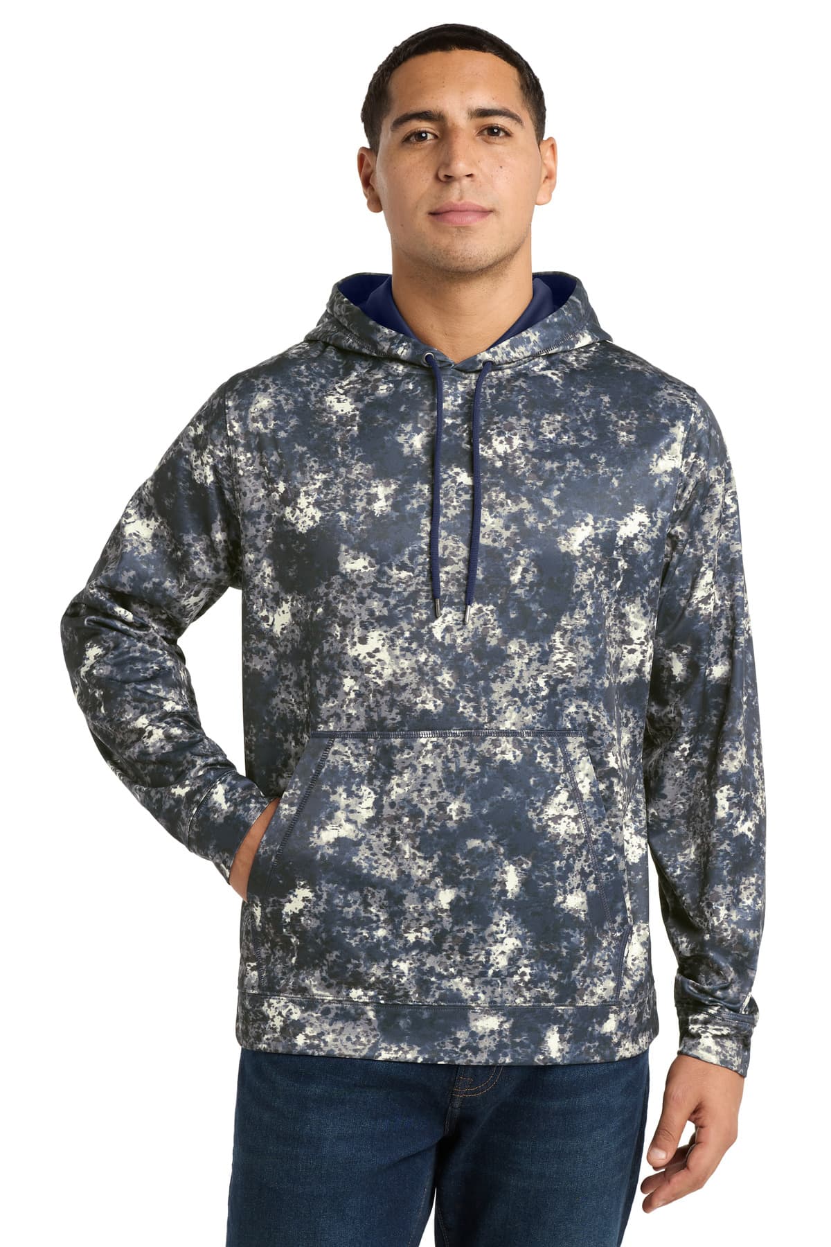 Sport-Tek Sport-Tek Sport-Wick Mineral Freeze Fleece Hooded Pullover. ST230