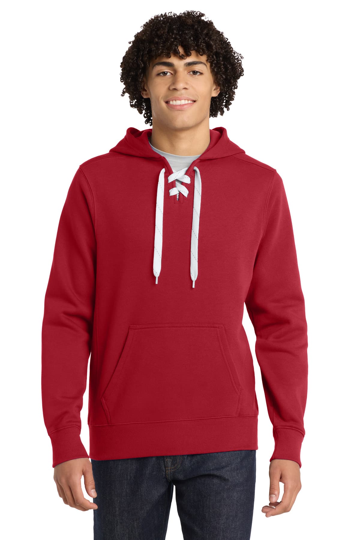 Sport-Tek Sport-Tek Lace Up Pullover Hooded Sweatshirt. ST271
