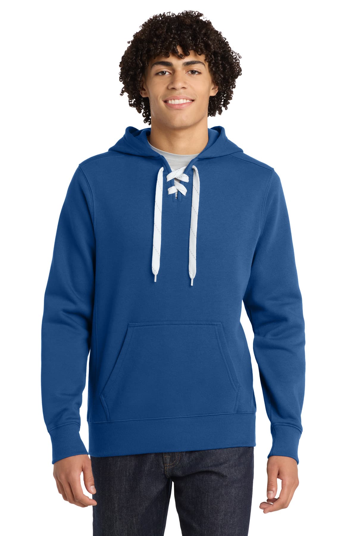 Sport-Tek Sport-Tek Lace Up Pullover Hooded Sweatshirt. ST271