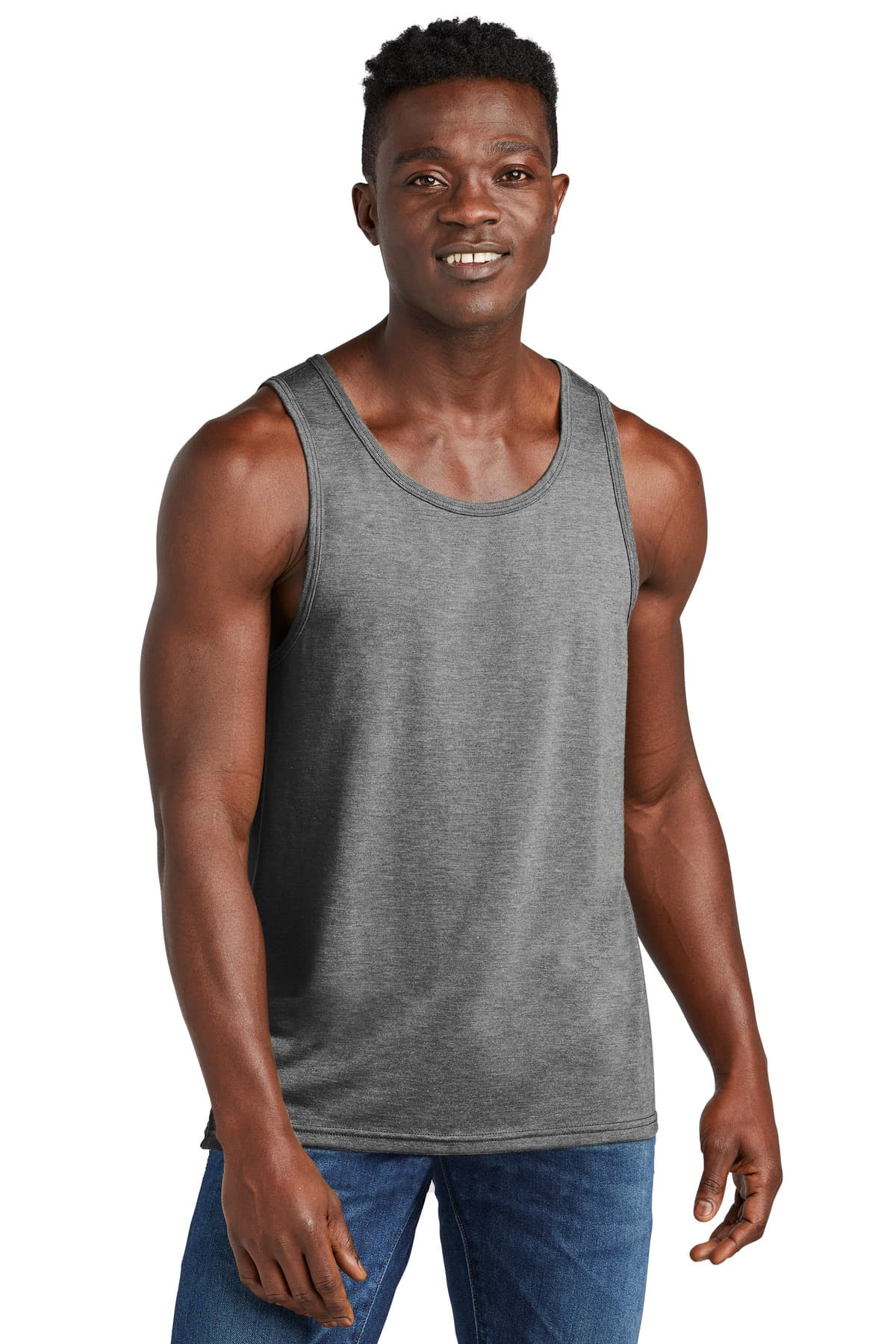 AllMade Allmade Unisex Tri-Blend Tank AL2019 in Aluminum Grey