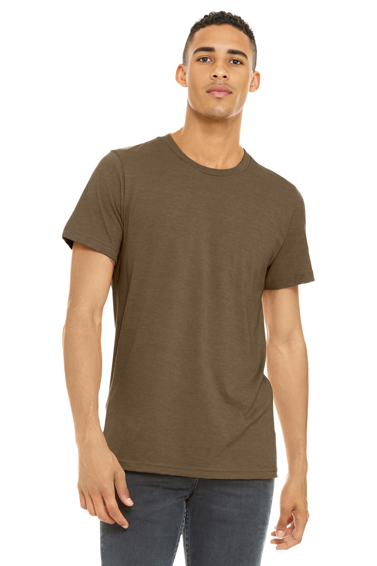 Bella + Canvas BELLA+CANVAS  Unisex Heather CVC Short Sleeve Tee. BC3001CVC