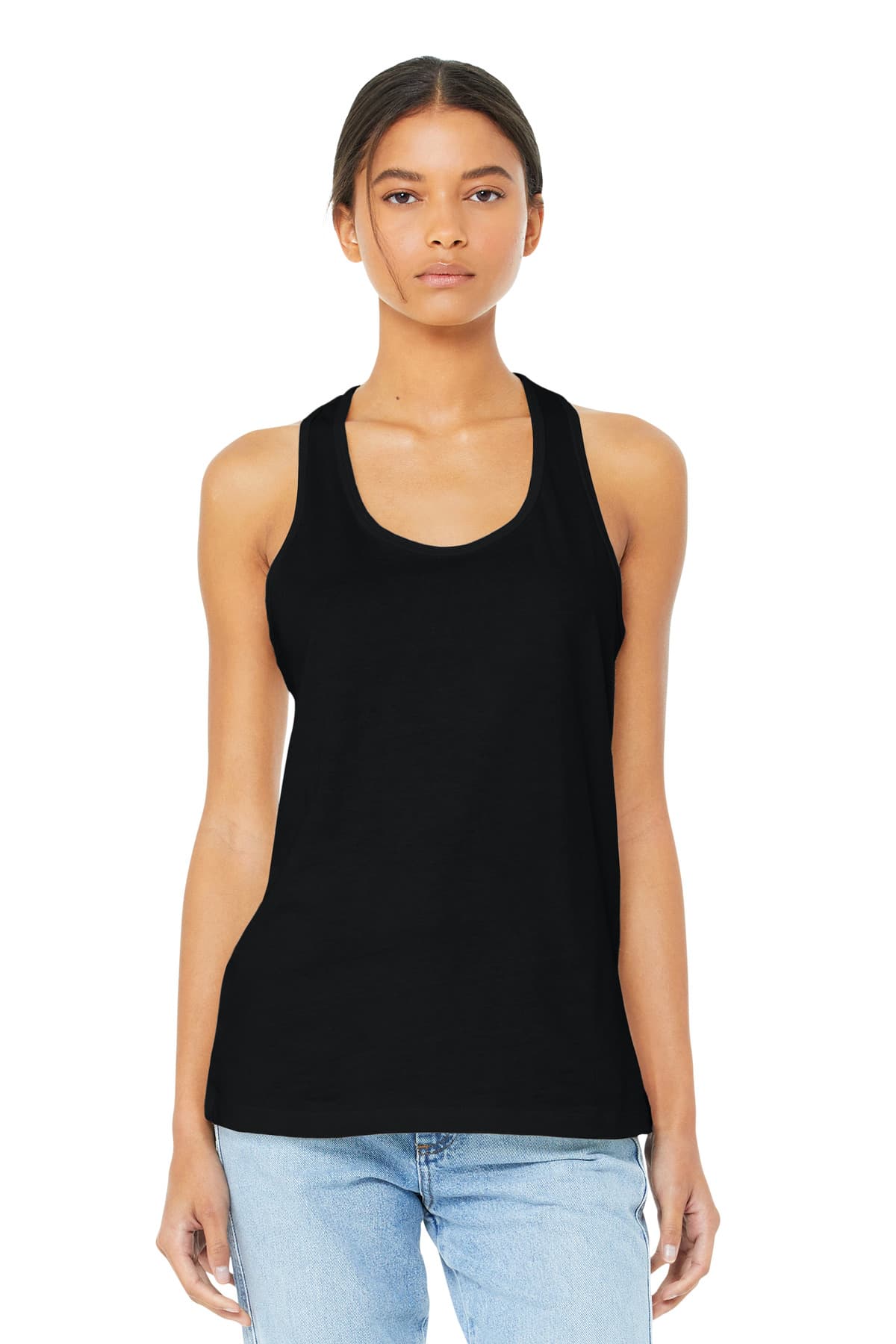 Bella + Canvas BELLA+CANVAS  Women's Jersey Racerback Tank. BC6008