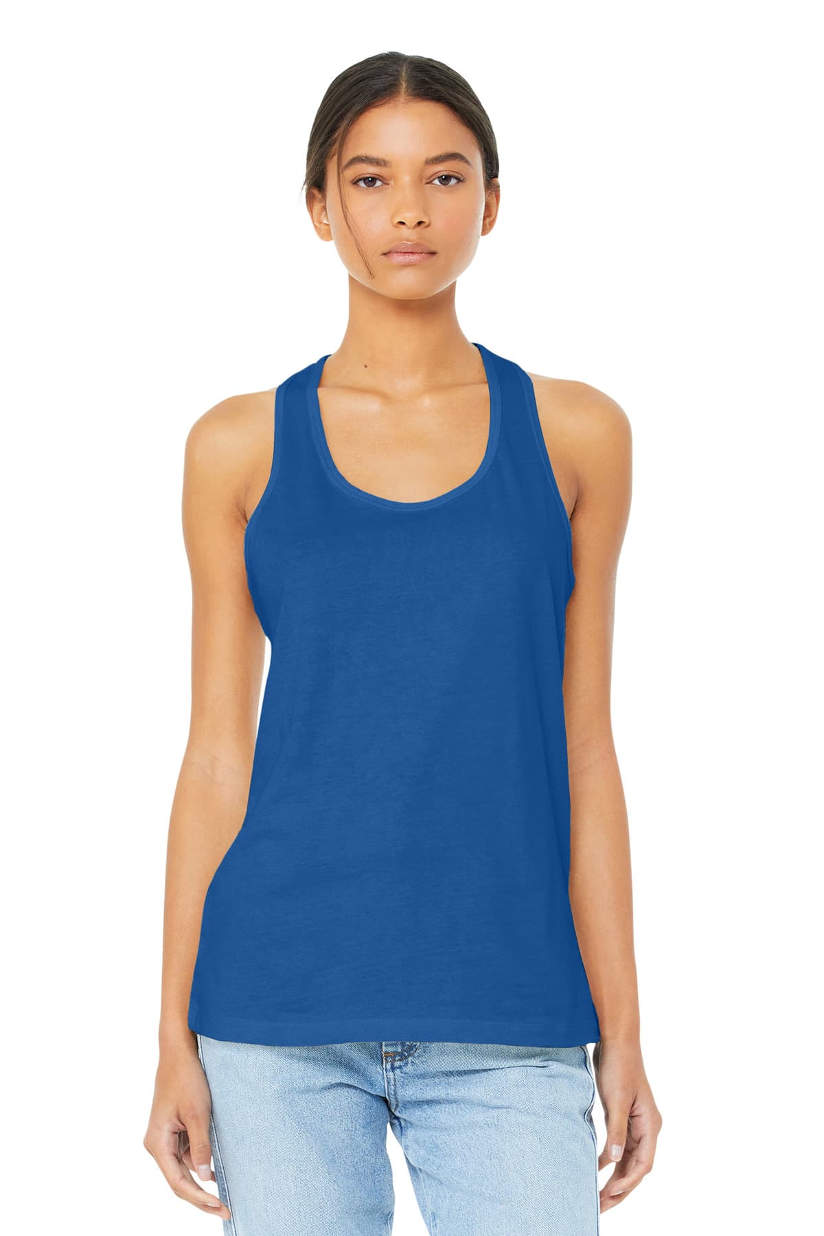 Bella + Canvas BELLA+CANVAS  Women's Jersey Racerback Tank. BC6008