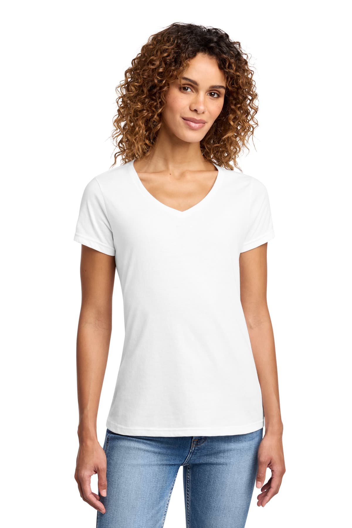 Port & Company Port & Co Women's Fan Favorite Blend V-Neck Tee. LPC455V
