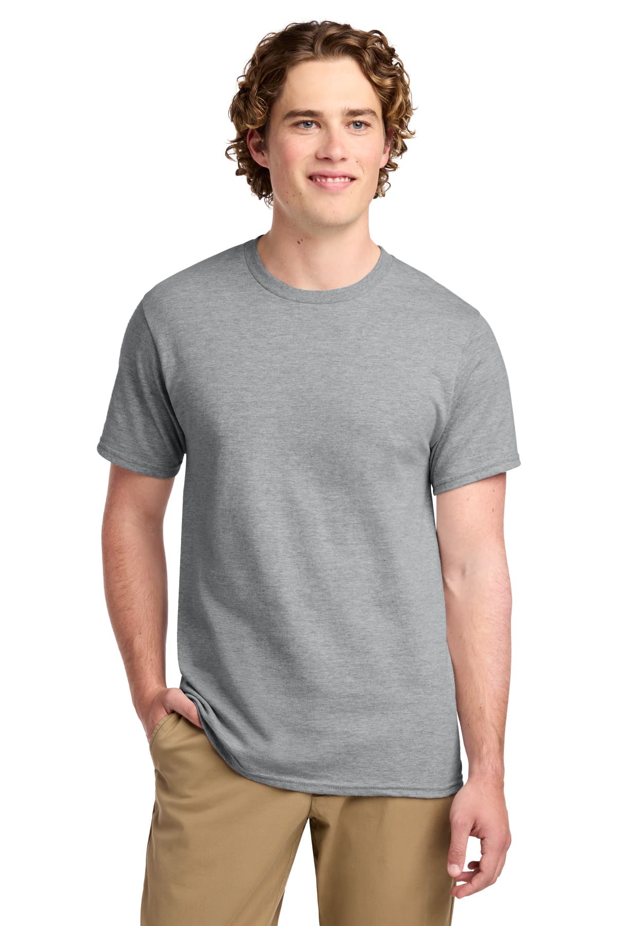 Port & Company Port & Co Ring Spun Cotton Tee. PC150 in Athletic Heather