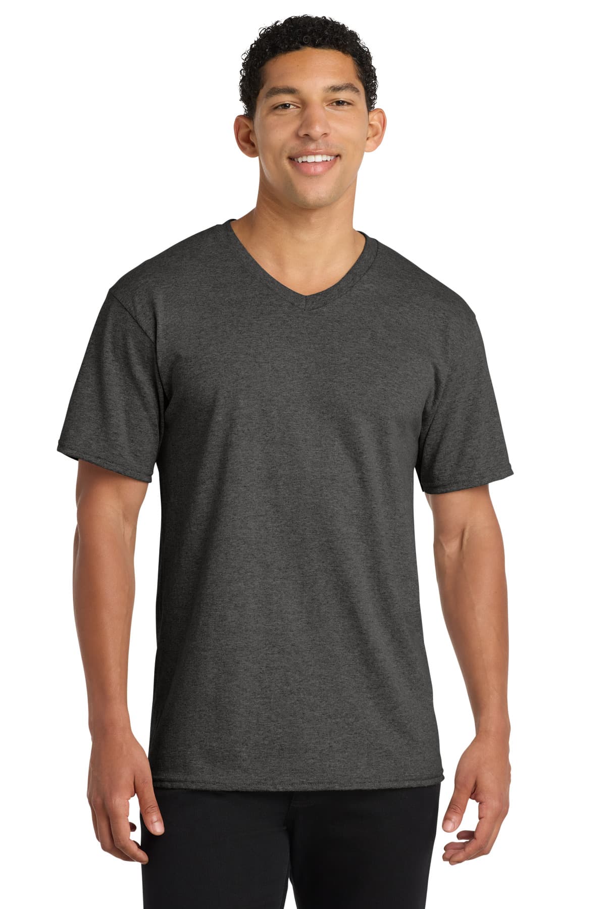 Port & Company Port & Co Core Cotton V-Neck Tee. PC54V