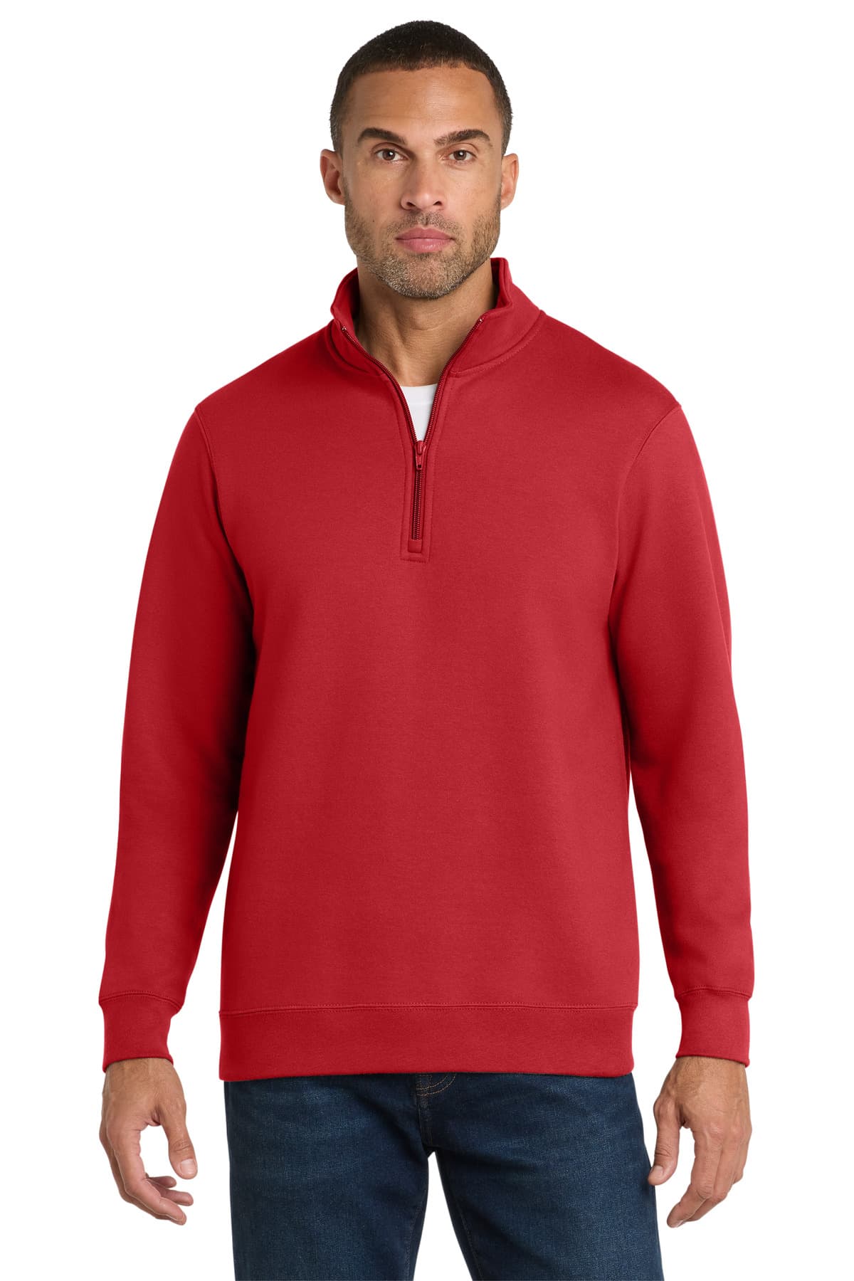 Port & Company Port & Co Fan Favorite Fleece 1/4-Zip Pullover Sweatshirt. PC850Q