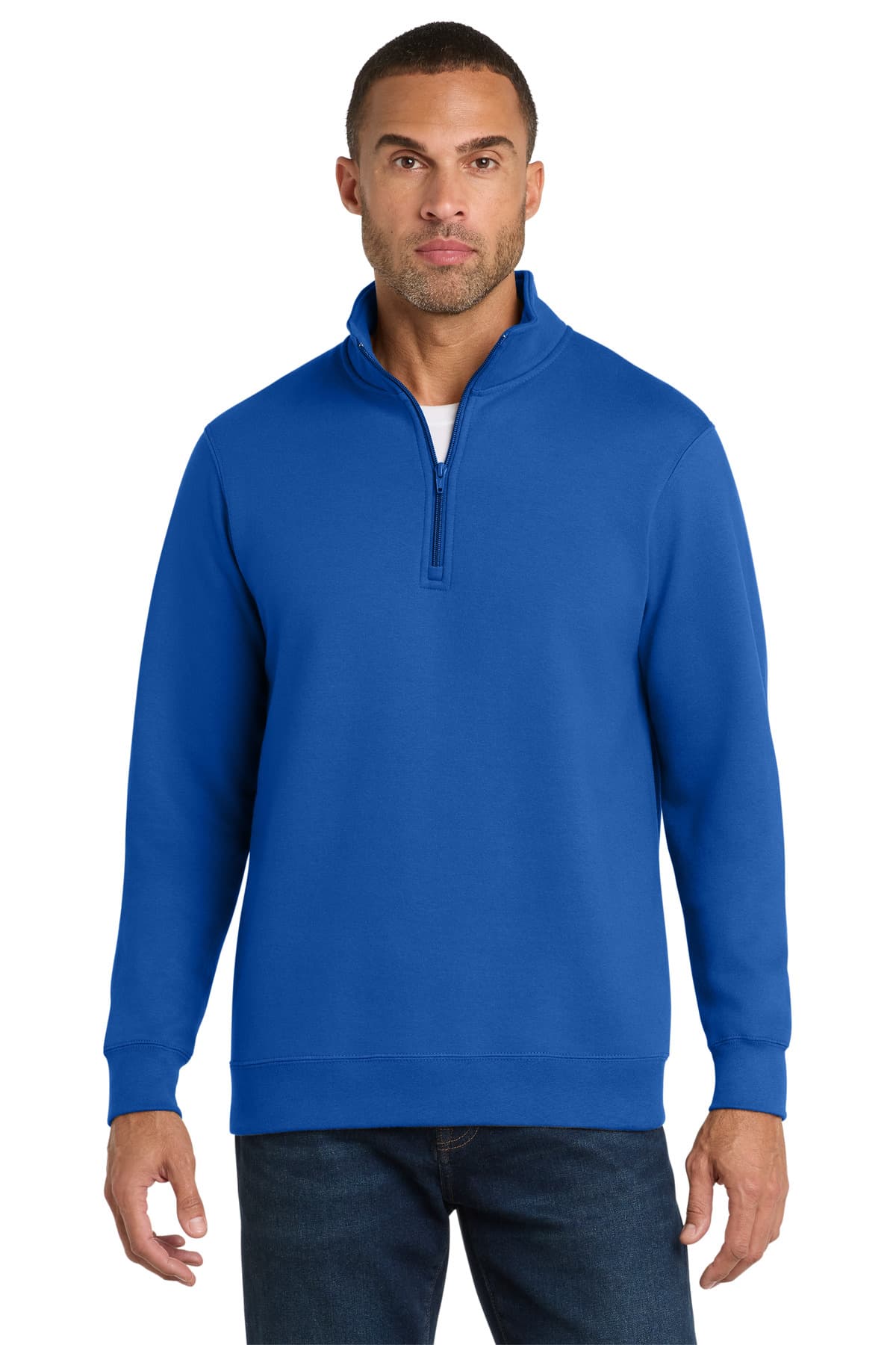 Port & Company Port & Co Fan Favorite Fleece 1/4-Zip Pullover Sweatshirt. PC850Q