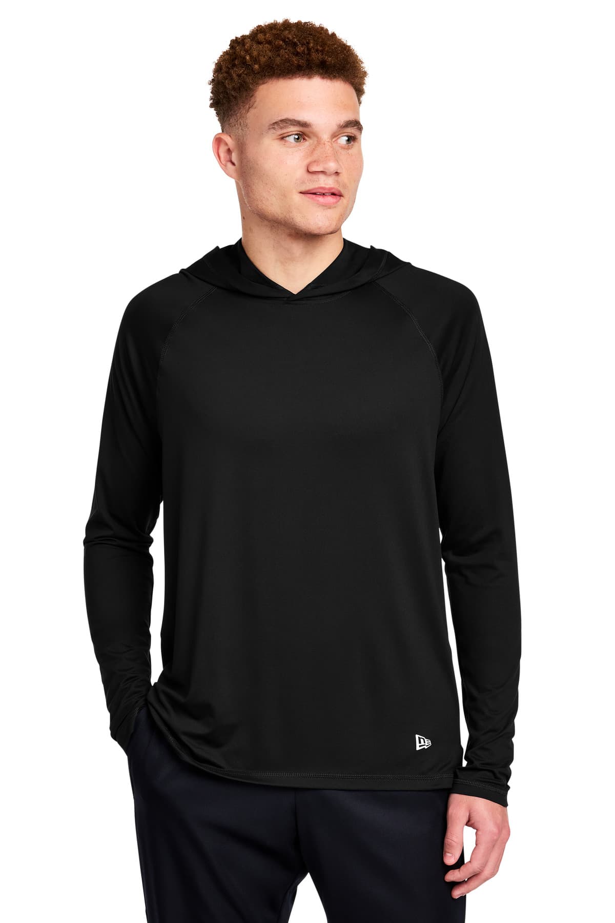 New Era New Era Power Long Sleeve Hoodie NEA229 in Black