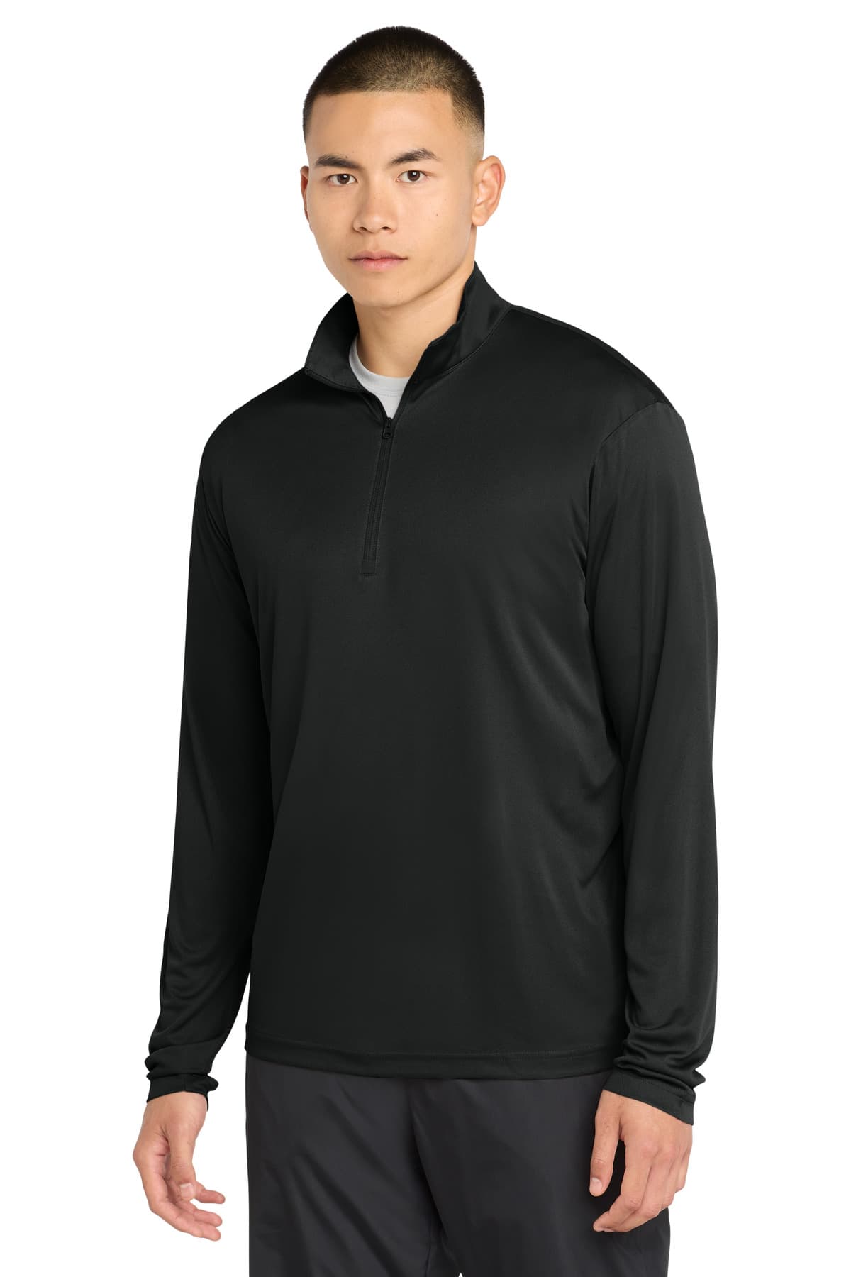 Sport-Tek Sport-Tek PosiCharge Competitor 1/4-Zip Pullover. ST357 in Black