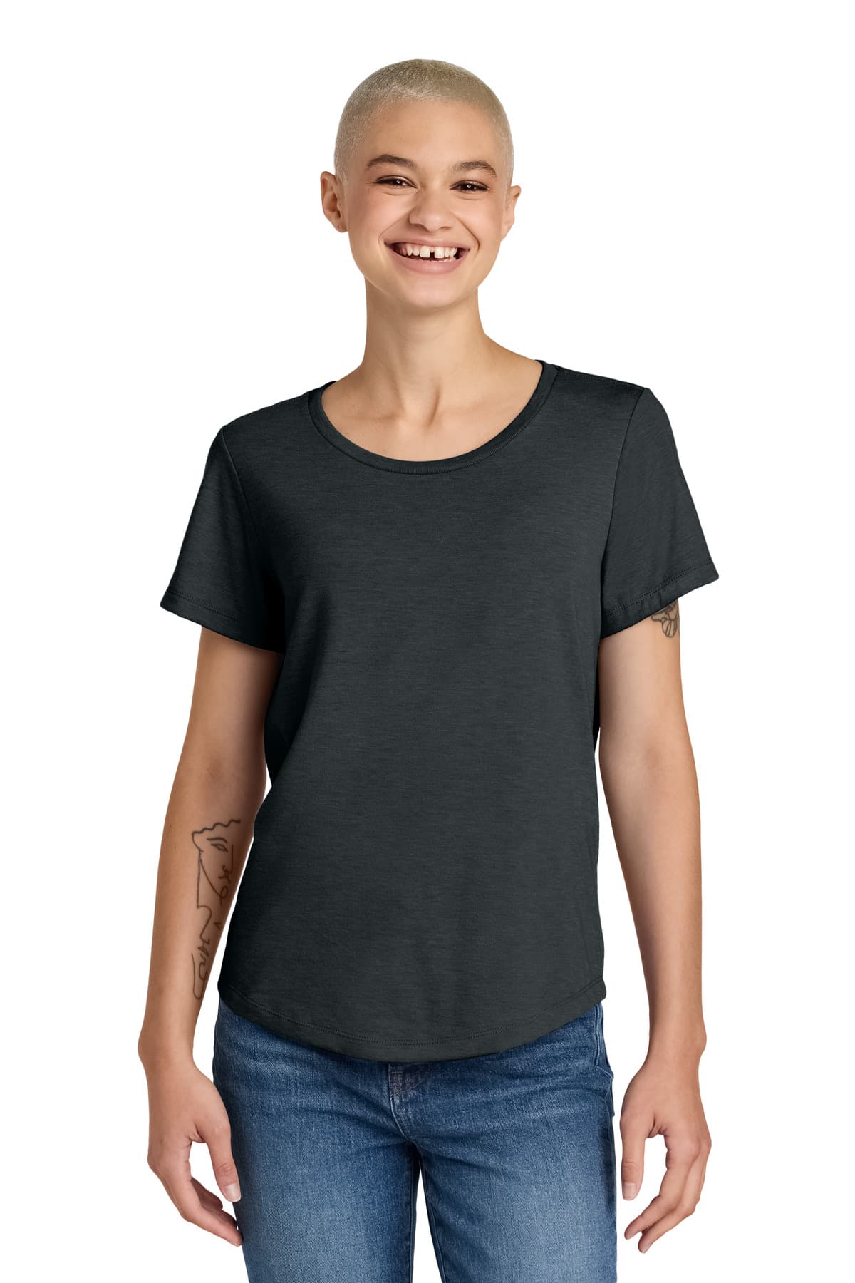 AllMade Allmade Women's Relaxed Tri-Blend Scoop Neck Tee AL2015