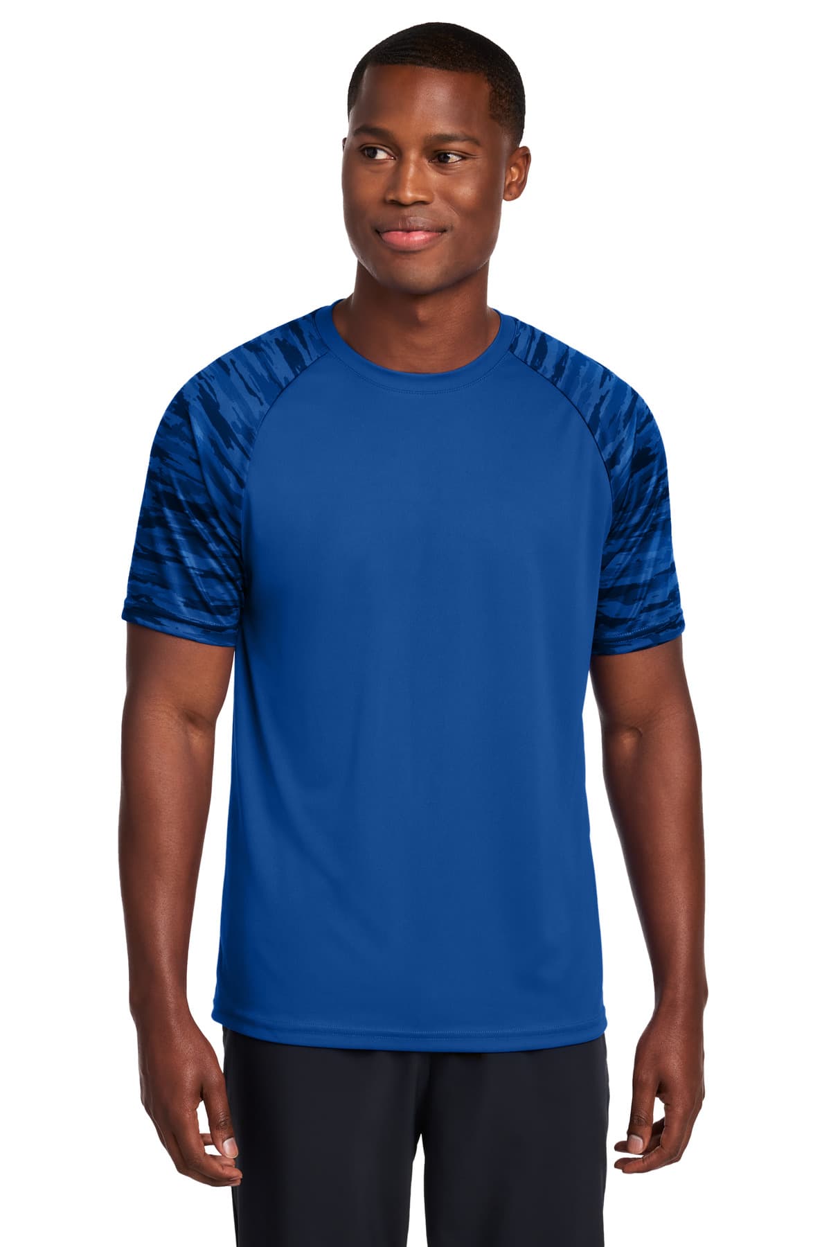 Sport-Tek Sport-Tek Drift Camo Colorblock Tee ST376
