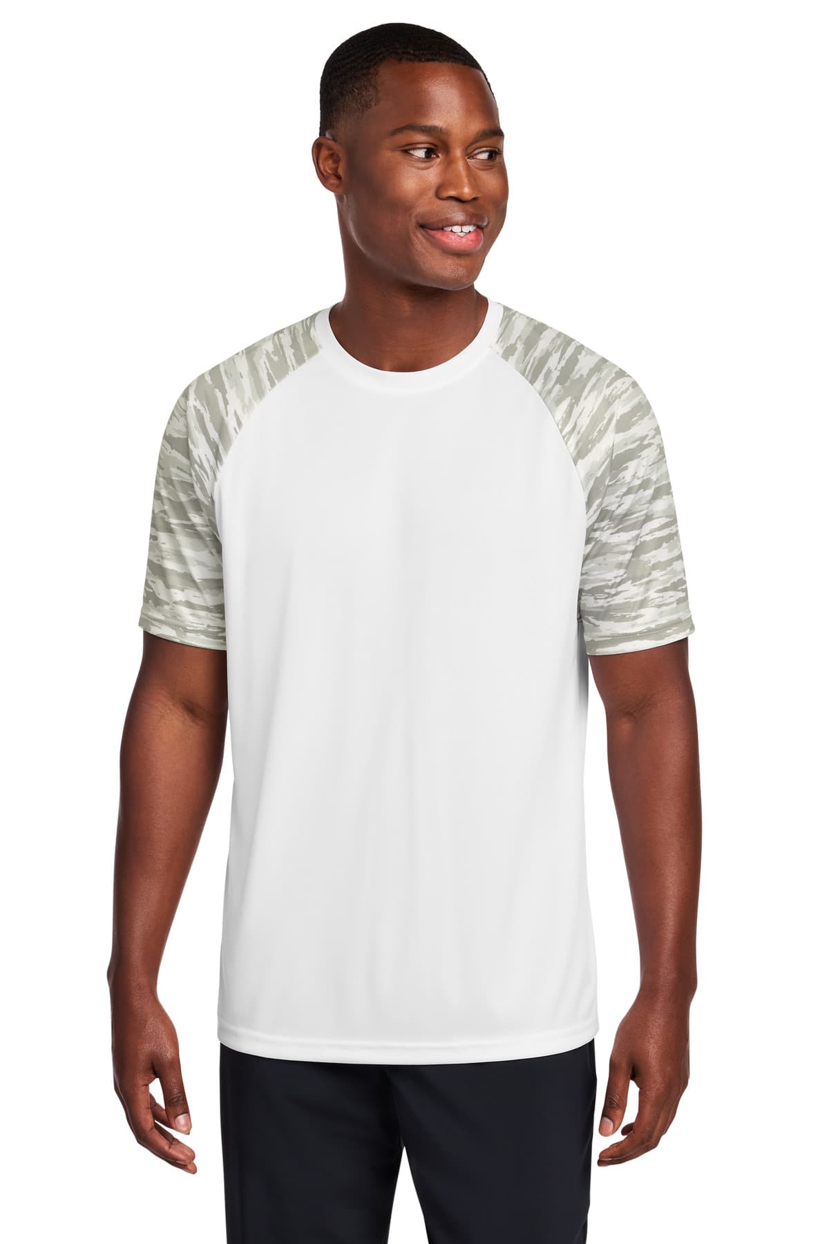 Sport-Tek Sport-Tek Drift Camo Colorblock Tee ST376