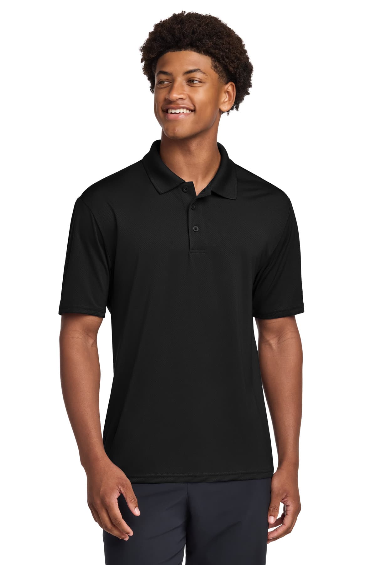 Sport-Tek Sport-Tek Sideline Polo ST535 in Black