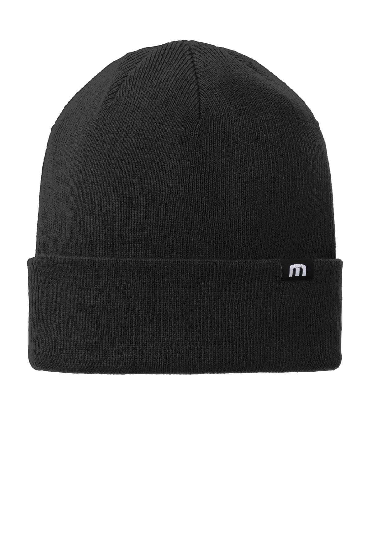 TravisMathew TravisMathew Solid Cuffed Beanie TM1MY394 in Black