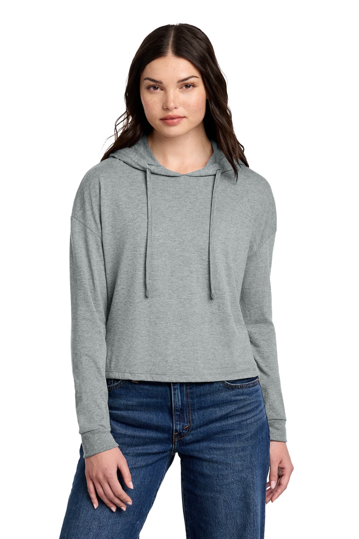 District District Women's Perfect Tri Midi Long Sleeve Hoodie DT1390L