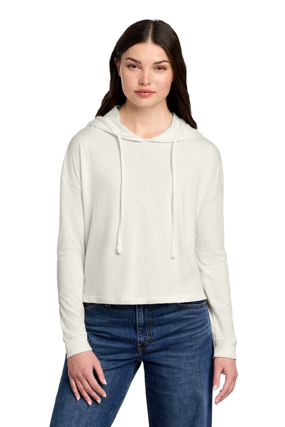 District District Women's Perfect Tri Midi Long Sleeve Hoodie DT1390L