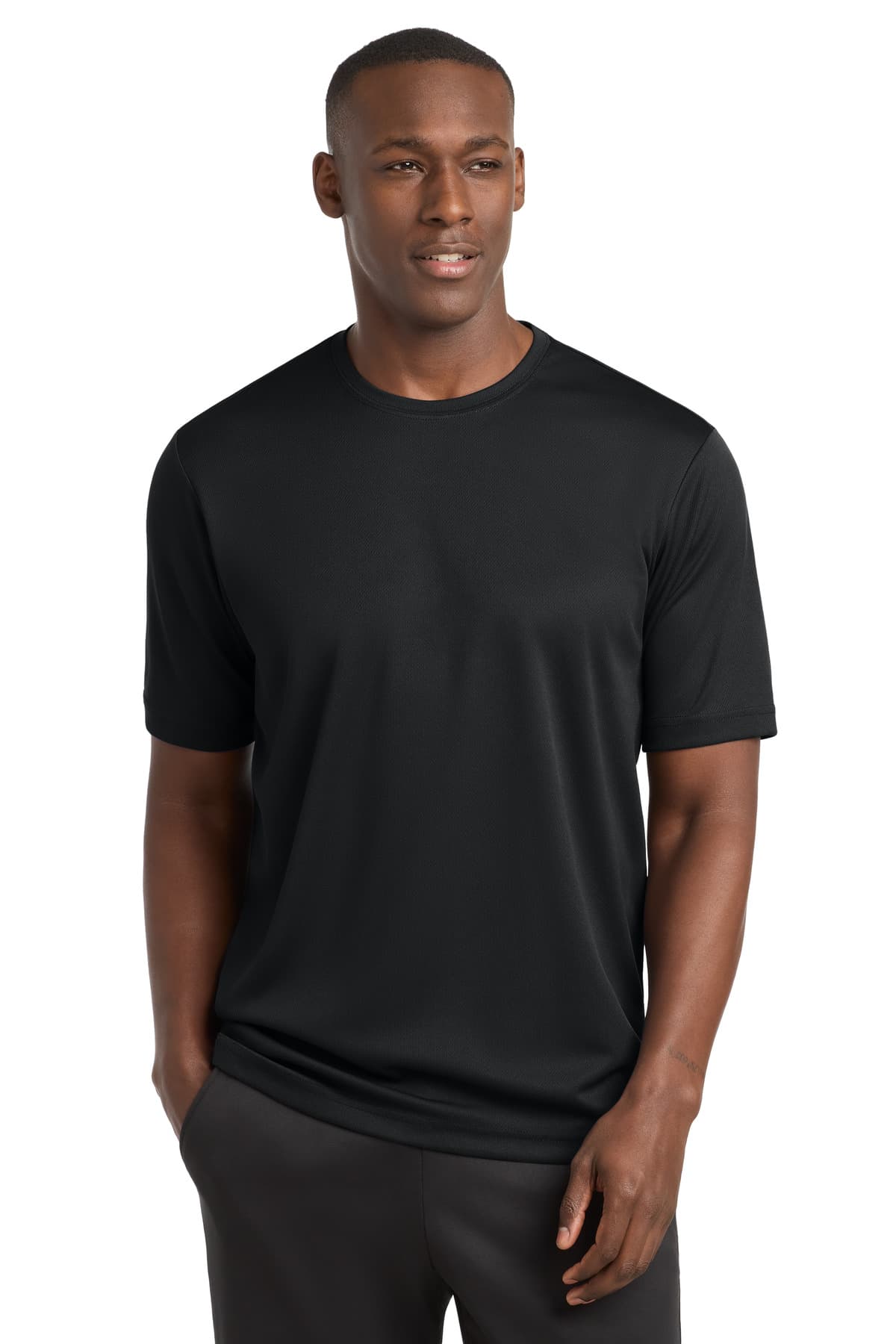 Sport-Tek Sport-Tek PosiCharge RacerMesh Tee. ST340 in Black
