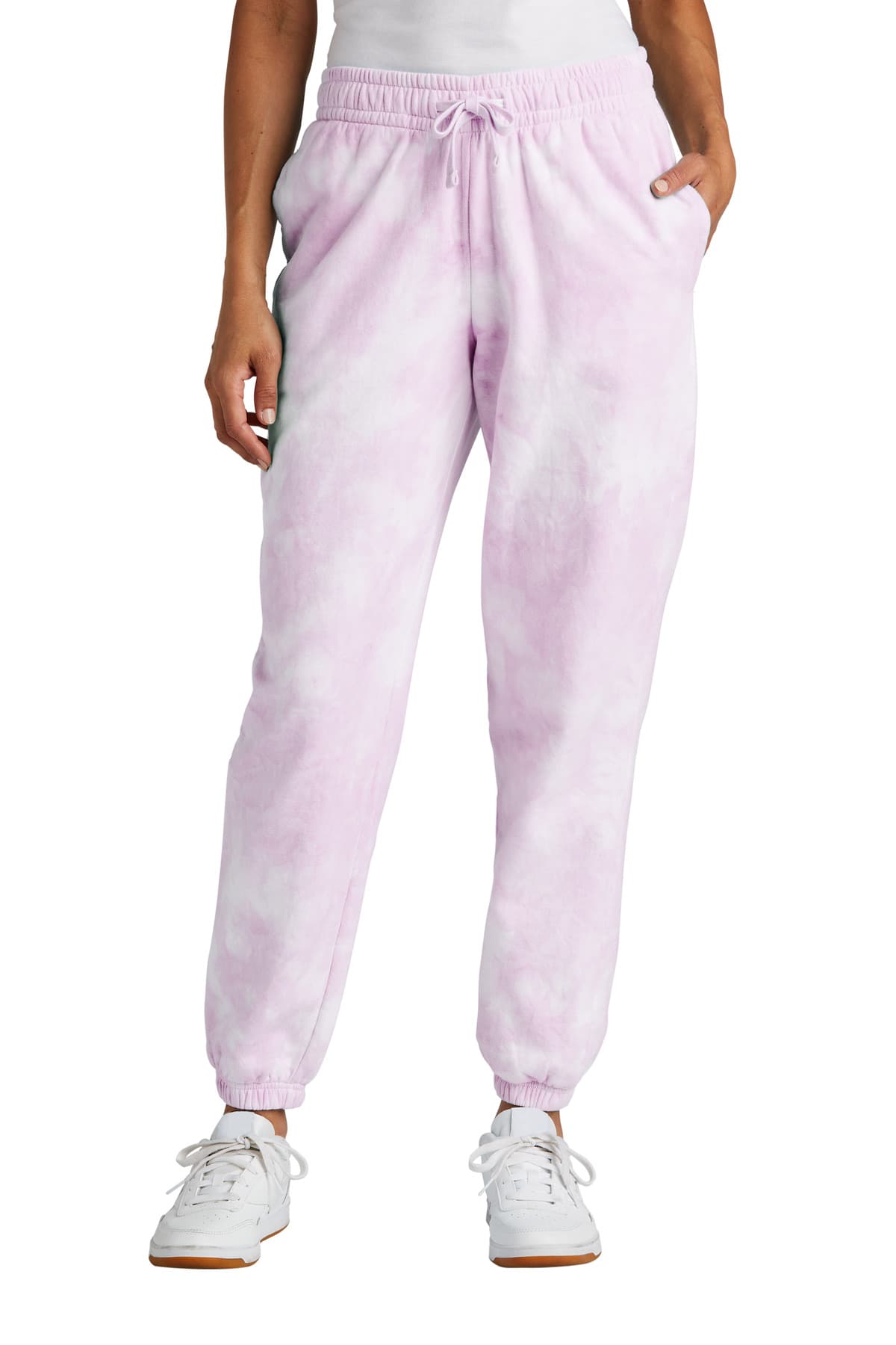 Port & Company Port & Co Women's Beach Wash Cloud Tie-Dye Sweatpant LPC140P