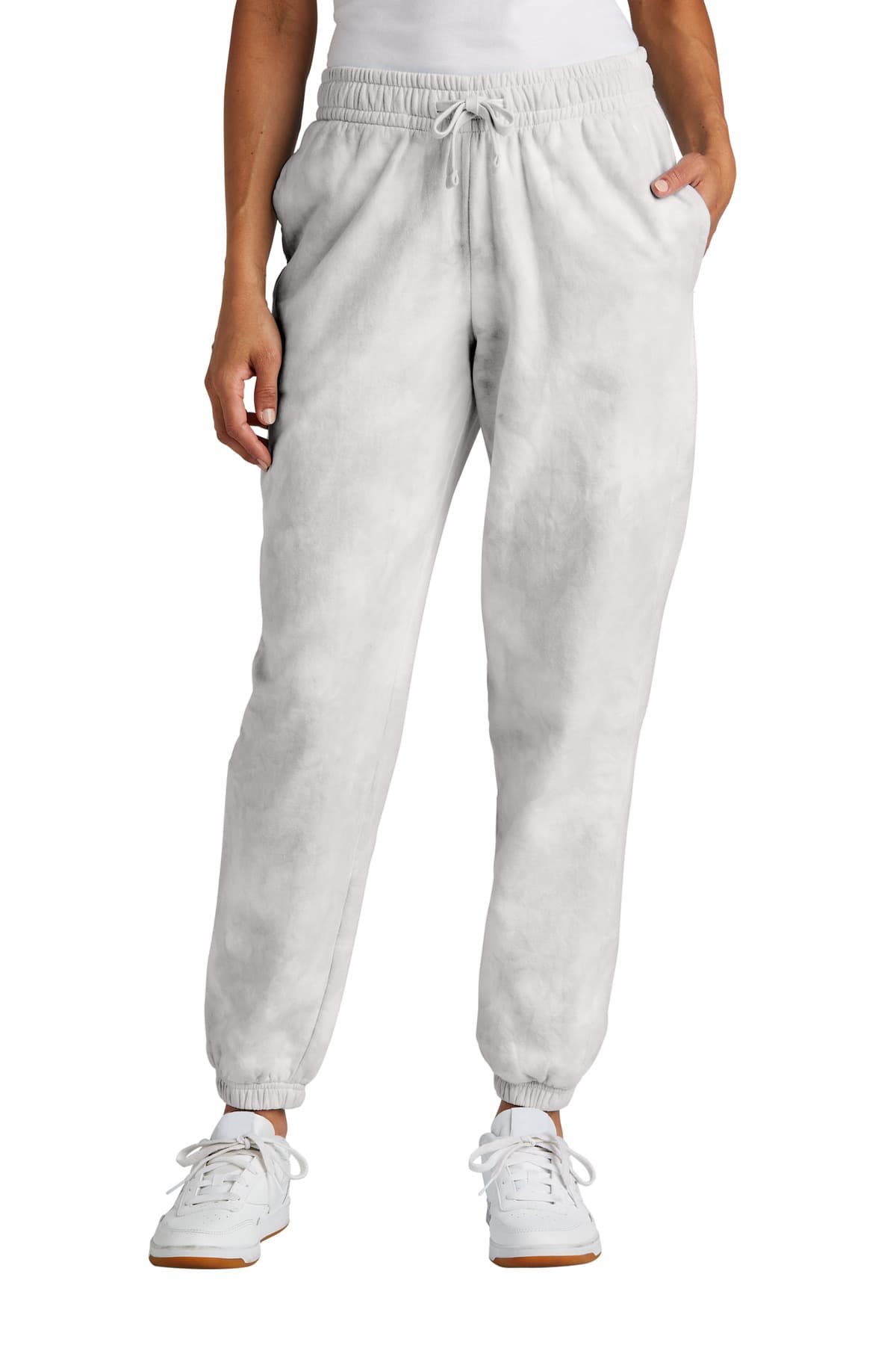 Port & Company Port & Co Women's Beach Wash Cloud Tie-Dye Sweatpant LPC140P