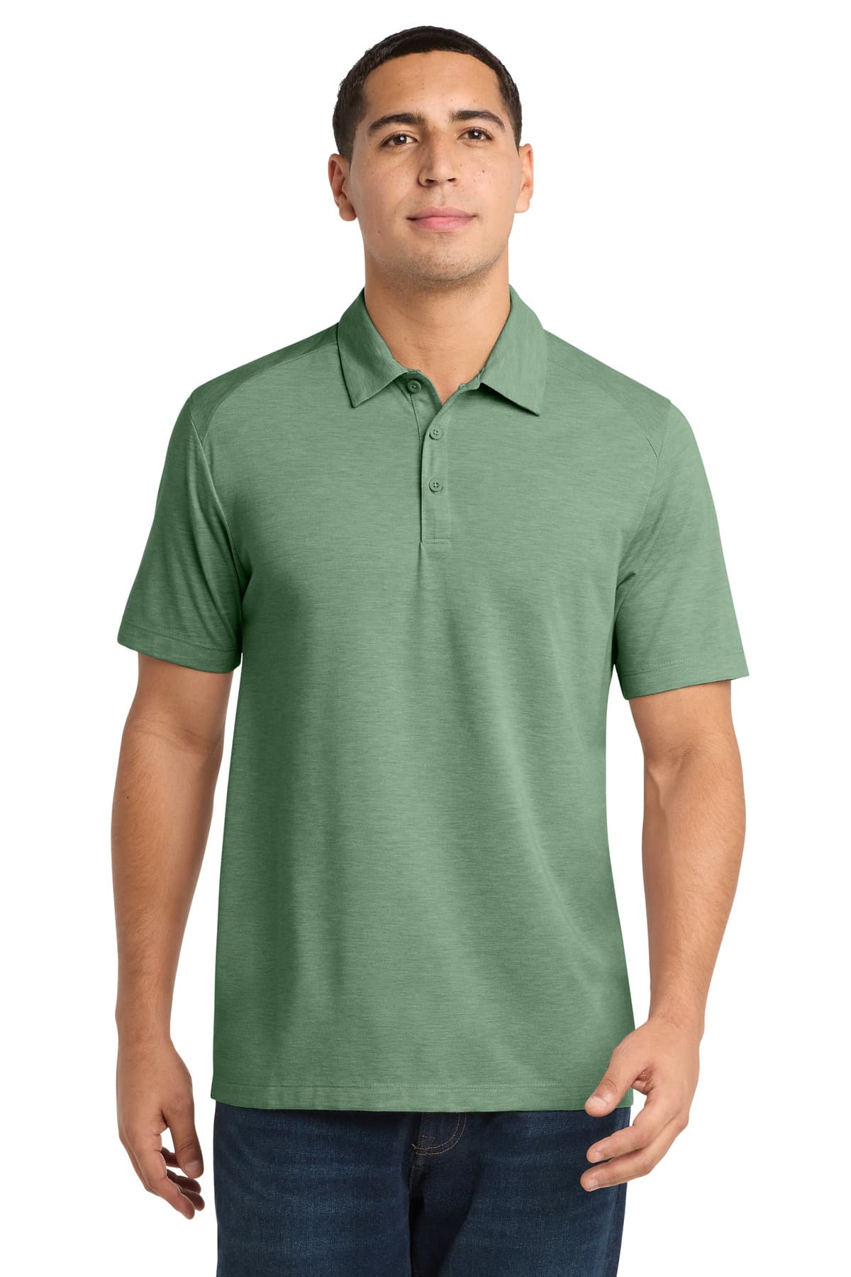 Sport-Tek Sport-Tek  PosiCharge  Tri-Blend Wicking Polo. ST405