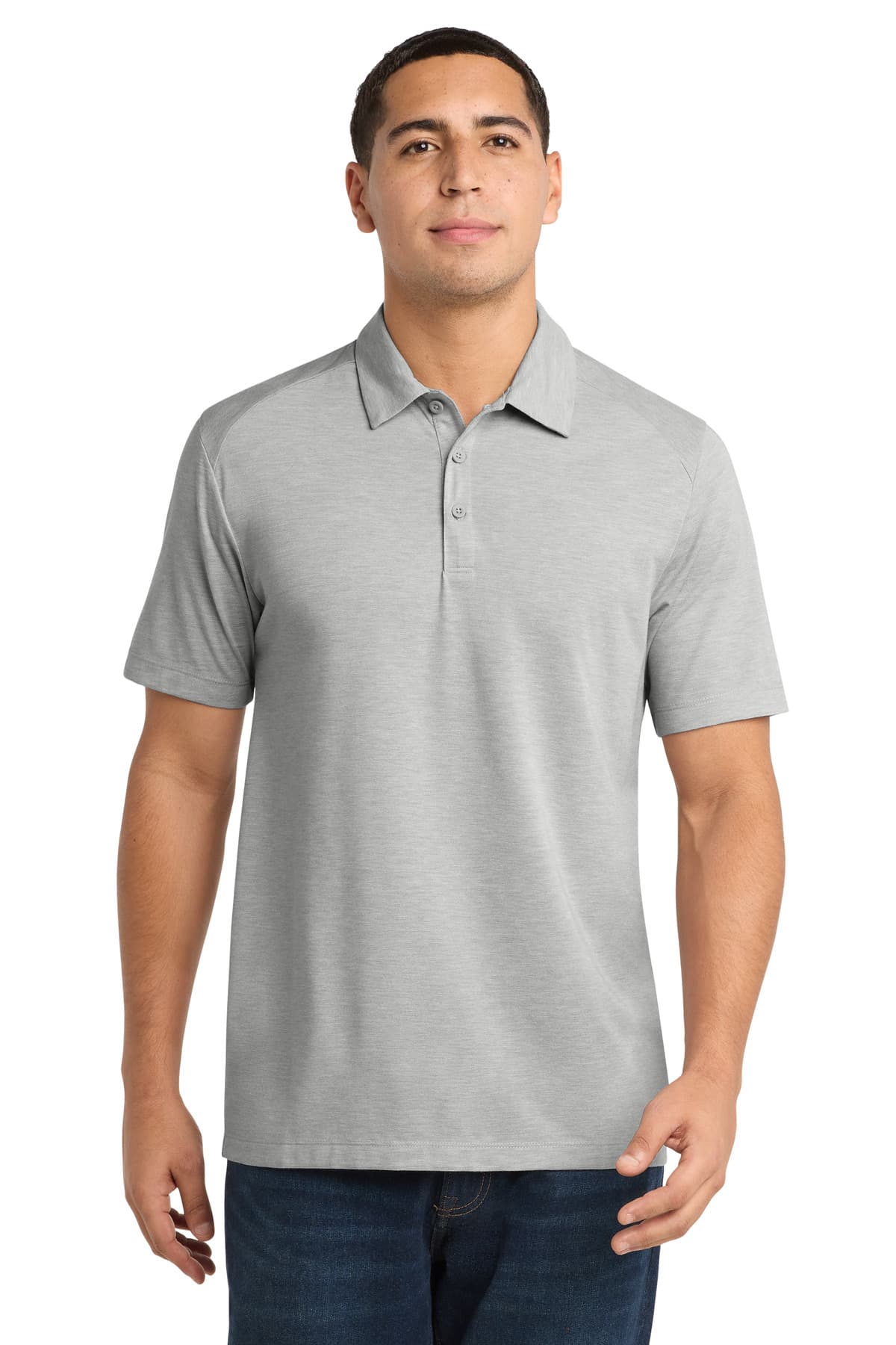 Sport-Tek Sport-Tek  PosiCharge  Tri-Blend Wicking Polo. ST405