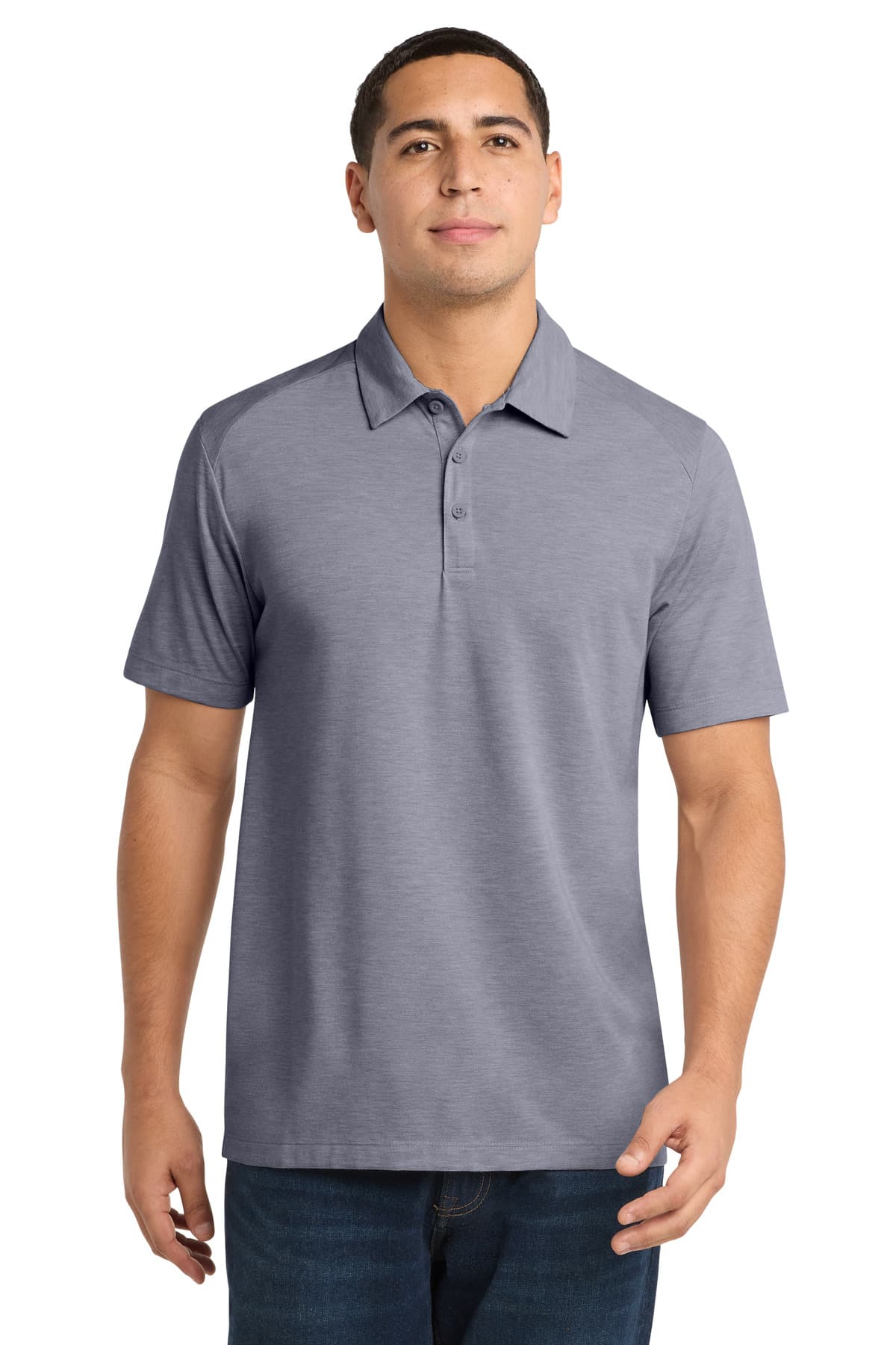 Sport-Tek Sport-Tek  PosiCharge  Tri-Blend Wicking Polo. ST405