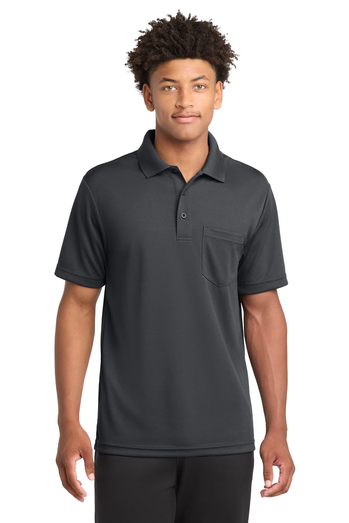 Sport-Tek Sport-Tek  PosiCharge  RacerMesh  Pocket Polo. ST640P