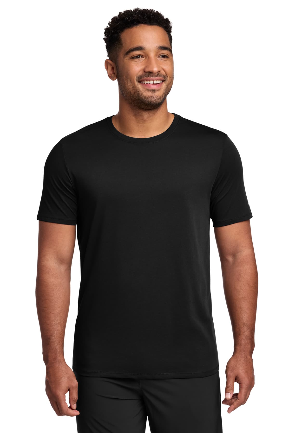 Nike Nike Dri-FIT Cotton/Poly Tee. NKBQ5231 in Black