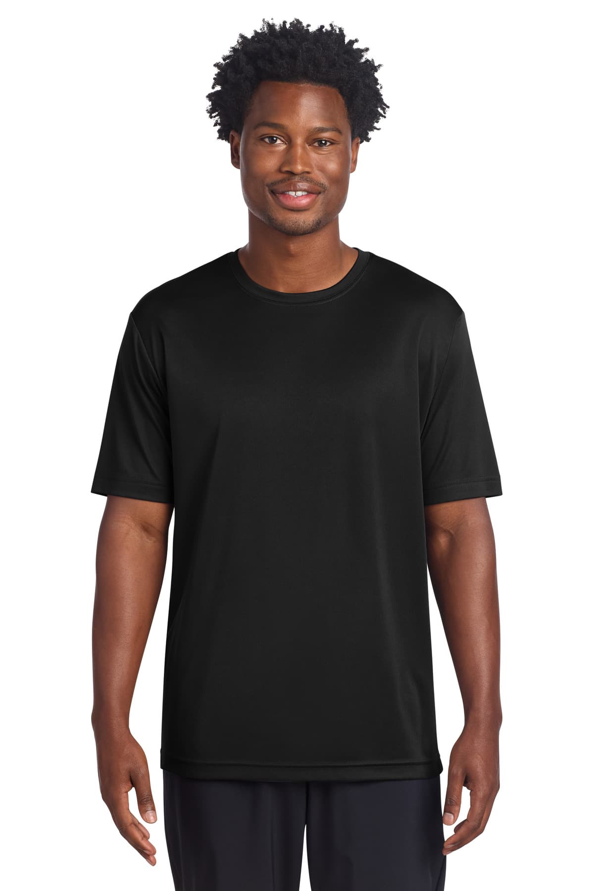 Sport-Tek Sport-Tek PosiCharge Re-Compete Tee ST720 in Black
