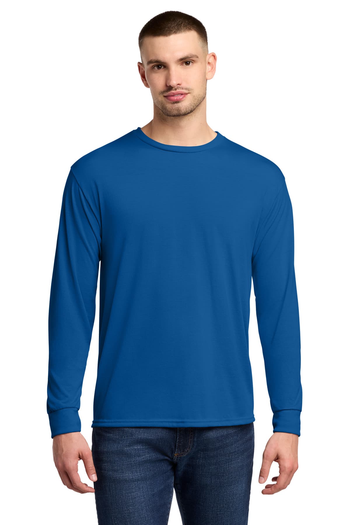 Jerzees Jerzees Dri-Power 100% Polyester Long Sleeve T-Shirt 21LS