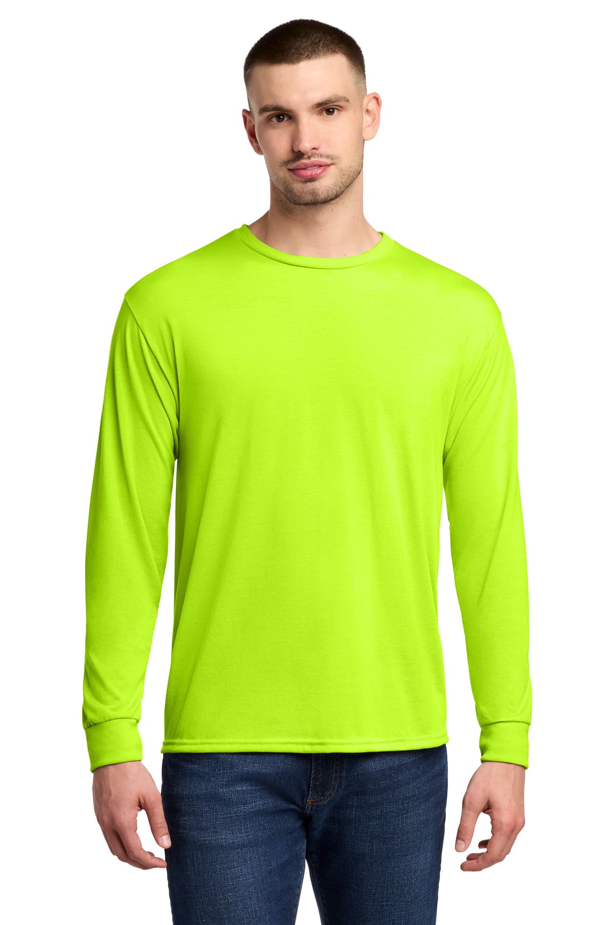 Jerzees Jerzees Dri-Power 100% Polyester Long Sleeve T-Shirt 21LS