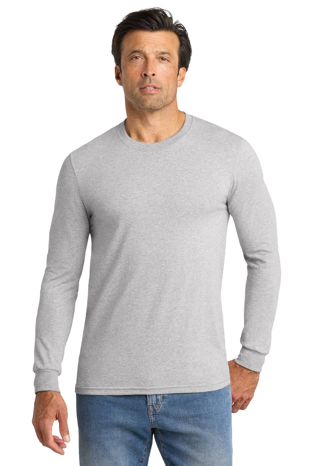 Volunteer Knitwear Volunteer Knitwear All-American Long Sleeve Tee VL100LS in Athletic Heather