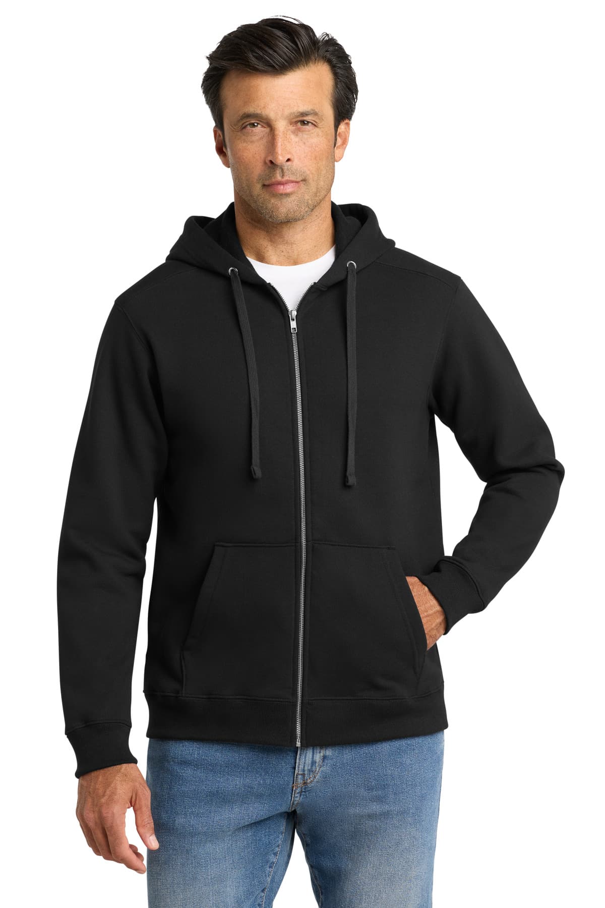 Volunteer Knitwear Volunteer Knitwear Chore Fleece Full-Zip Hoodie VL130ZH