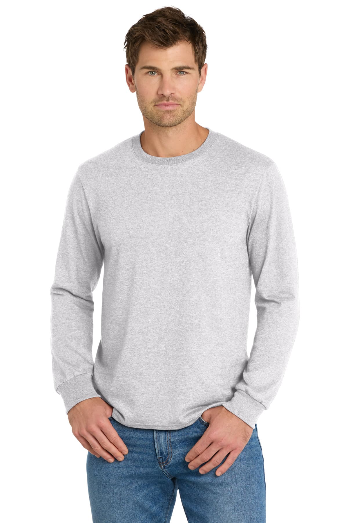 Volunteer Knitwear Volunteer Knitwear Chore Long Sleeve Tee VL60LS in Athletic Heather