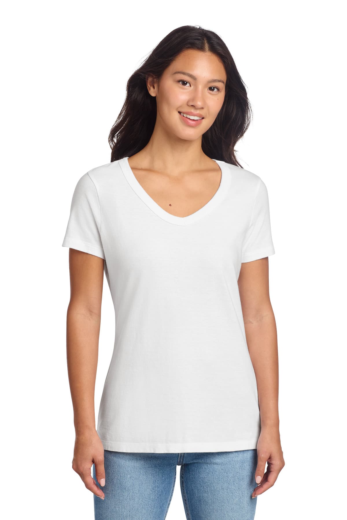 Port & Company Port & Co Women's Beach Wash Garment-Dyed V-Neck Tee LPC099V